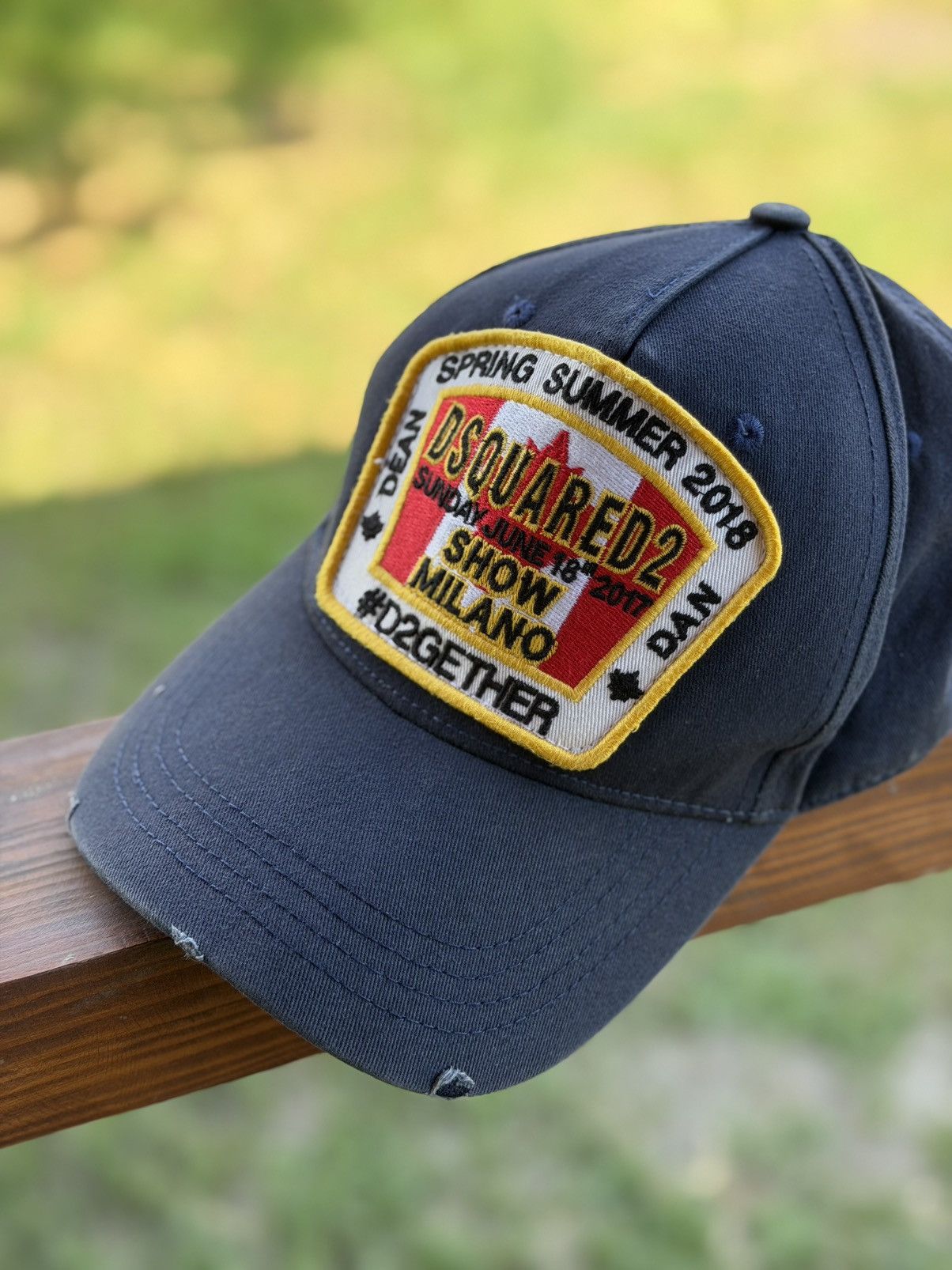 Dsquared2 Dsquared2 Blue Trucker Cap Hat Men's Size ONE SIZE - 3 Thumbnail