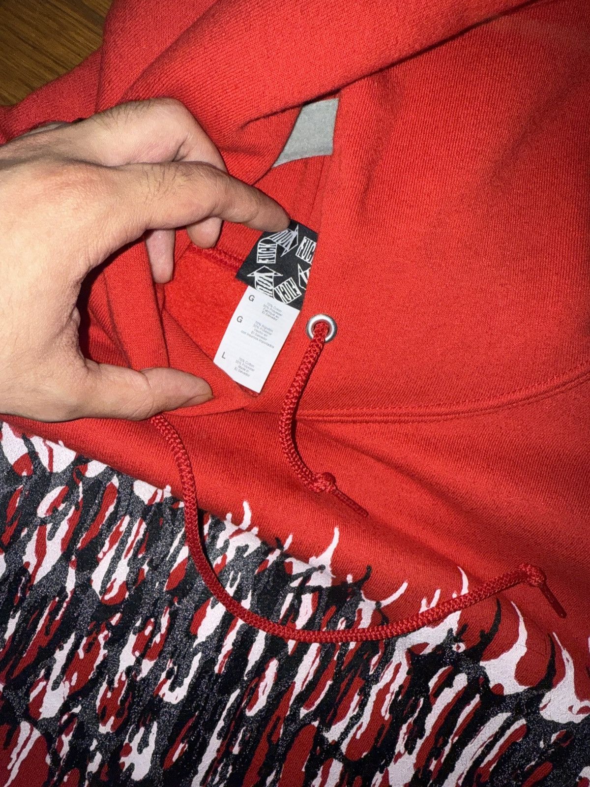 Other × Vintage 1 of 1 ilovepunx.com “Murder Red” hoodie Size US L / EU 52-54 / 3 - 5 Thumbnail