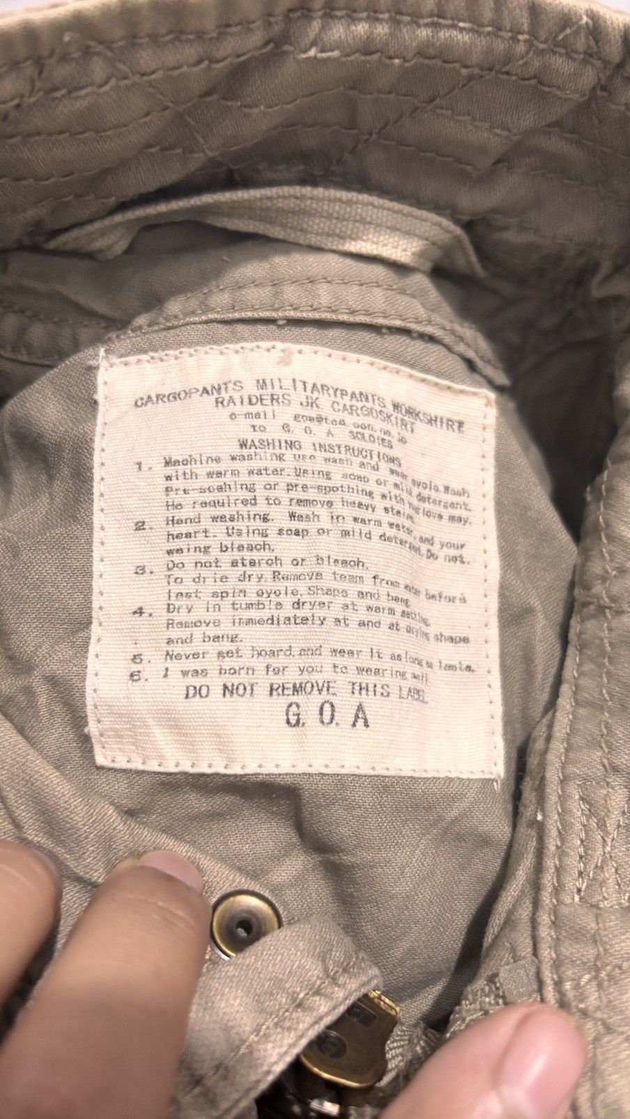 GOA GOA if six was nine Jacket Cargo Skirt parka Size US M / EU 48-50 / 2 - 4 Thumbnail