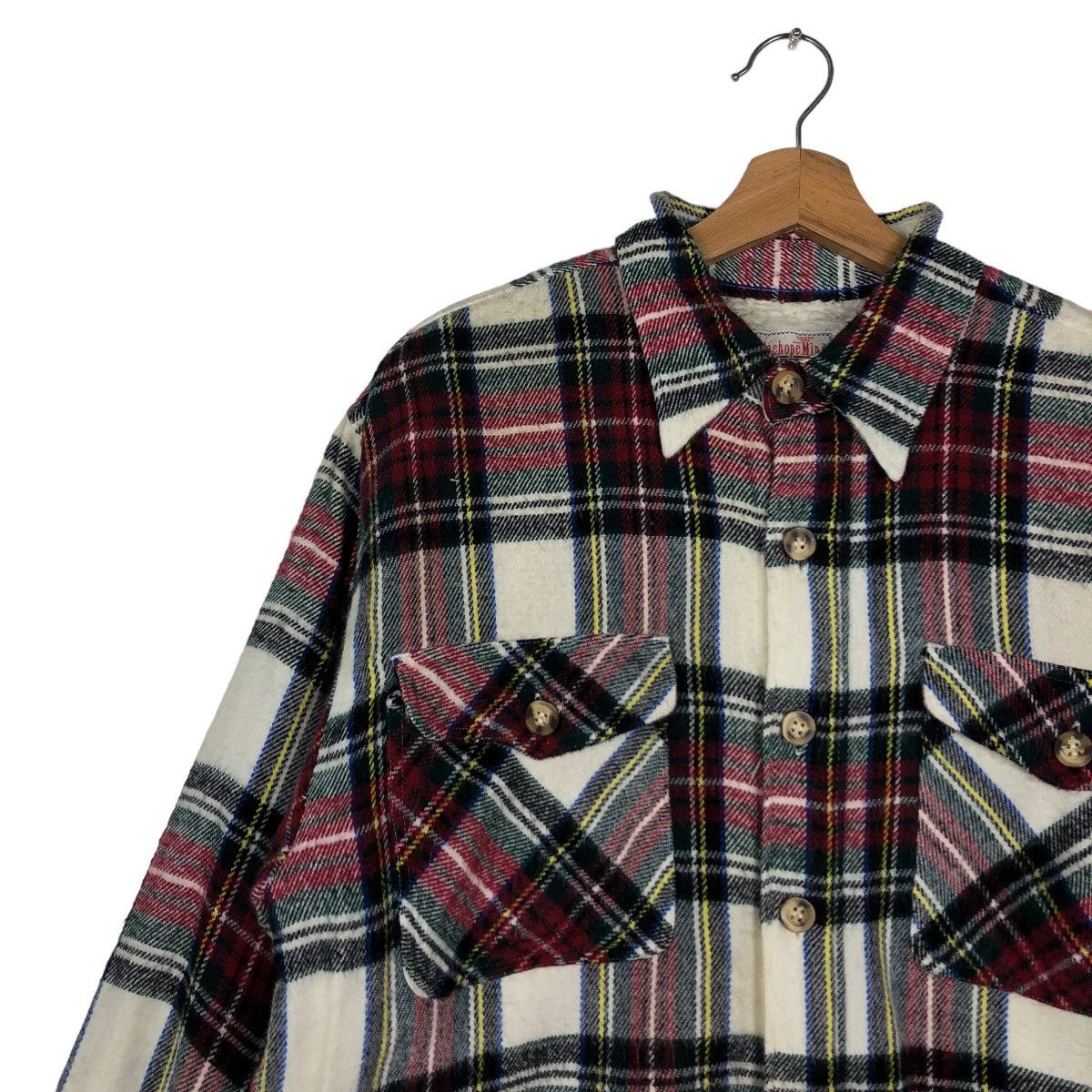 Flannel 🔥90’s Flannel Wool Jacket Machopemind Japan Issey Miyake Size US L / EU 52-54 / 3 - 6 Thumbnail