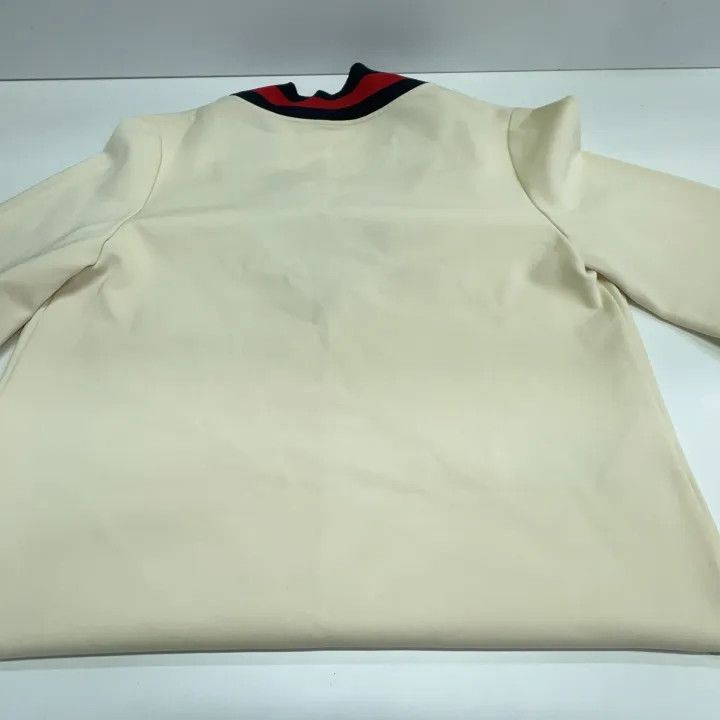 Gucci Gucci V-Neck Short Sleeve Dress in Cream-2507 Size M / US 6-8 / IT 42-44 - 5 Thumbnail