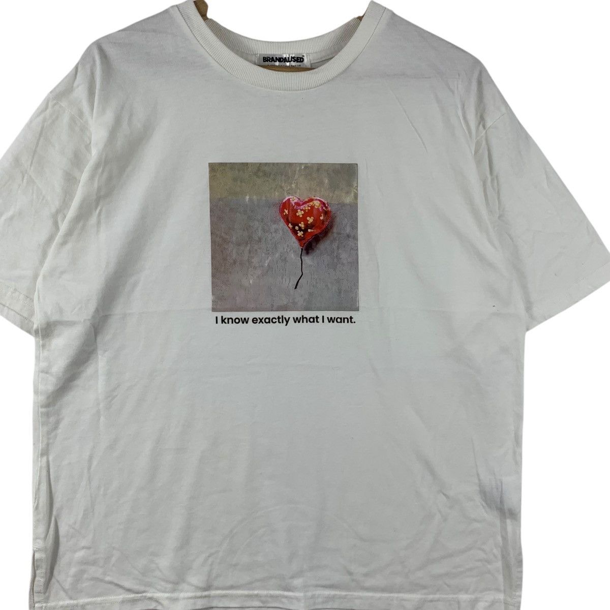 Vintage BRANDALISED BANKSY BALLOON Graffiti Artist London Tee Shirt Size M / US 6-8 / IT 42-44 - 3 Thumbnail