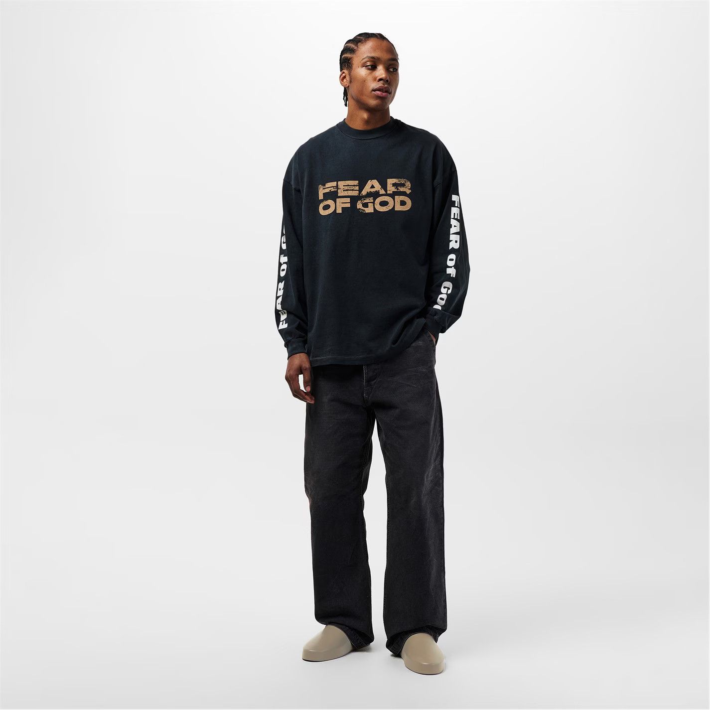 Fear of God o1g2r1mq0426 California Flat Mules in Willow Size US 9 / EU 42 - 6 Thumbnail