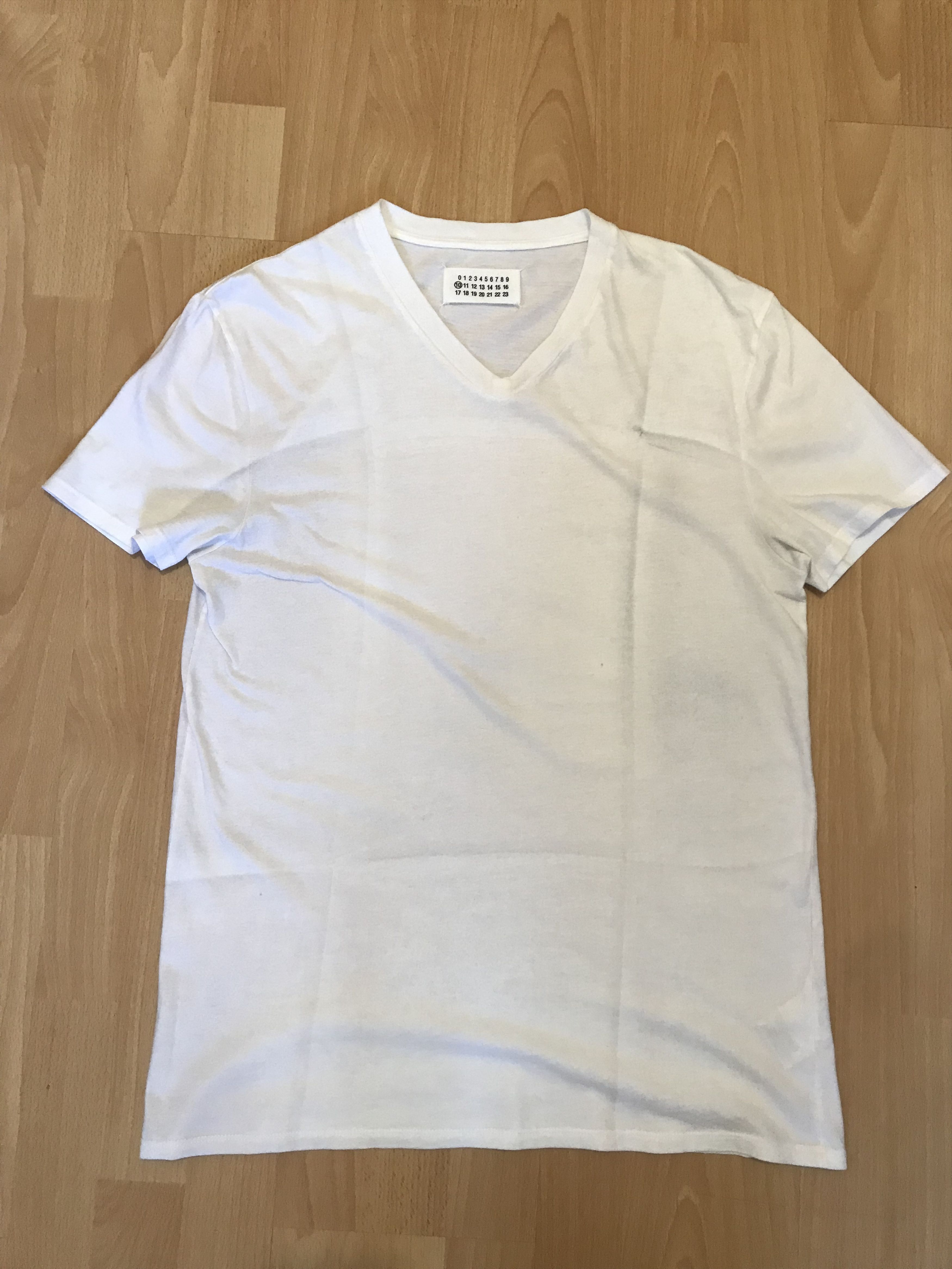 Maison Margiela Maison Margiela artificially aged stained t-shirt Size US M / EU 48-50 / 2 - 1 Thumbnail