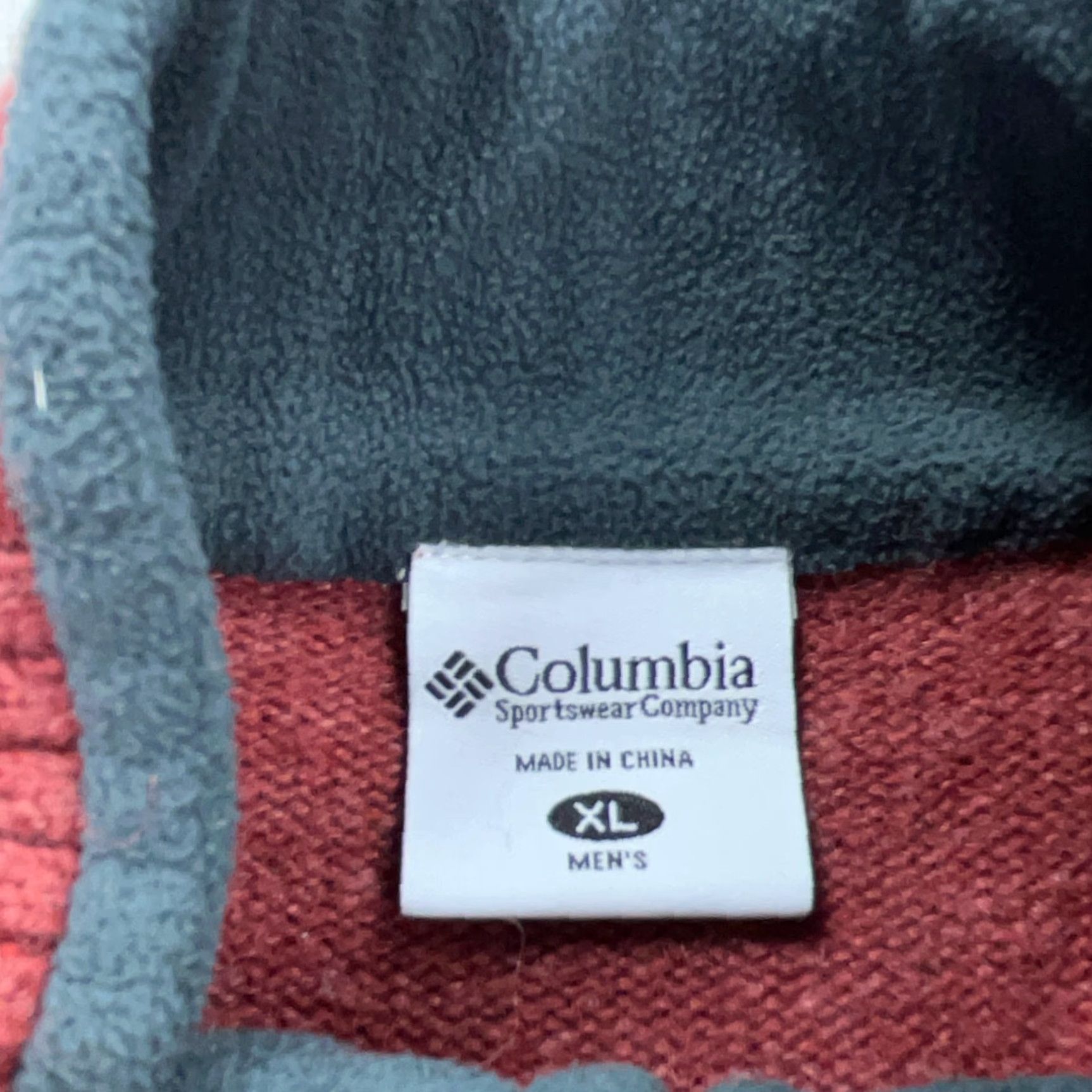 Vintage Columbia Sweater Men XL Red 1/4 Zip Knit Pullover - Classic Outdoor Size US XL / EU 56 / 4 - 4 Thumbnail