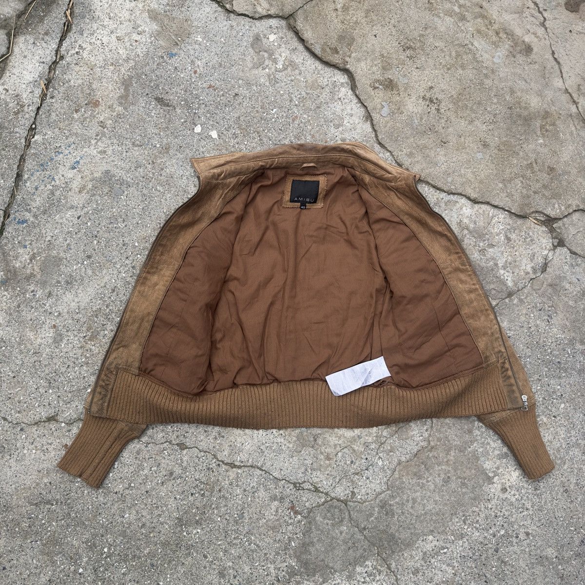 Hysteric Glamour VTG BALENCI RICK OWENS RAF SIMONS STYL CARGO LEATHER JACKET Size M / US 6-8 / IT 42-44 - 6 Thumbnail