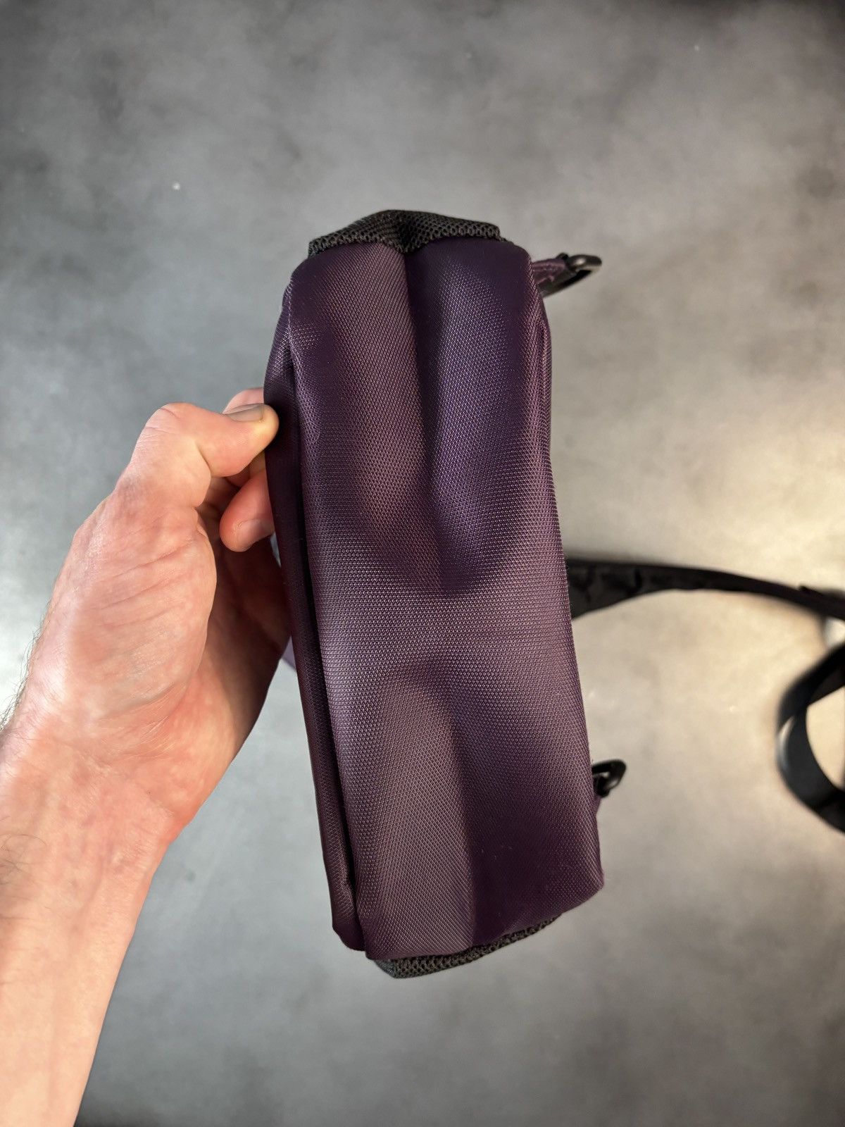 Vintage 2000s Vintage Nylon Crossbody Messenger Plum Purple Prada Size ONE SIZE - 14 Thumbnail