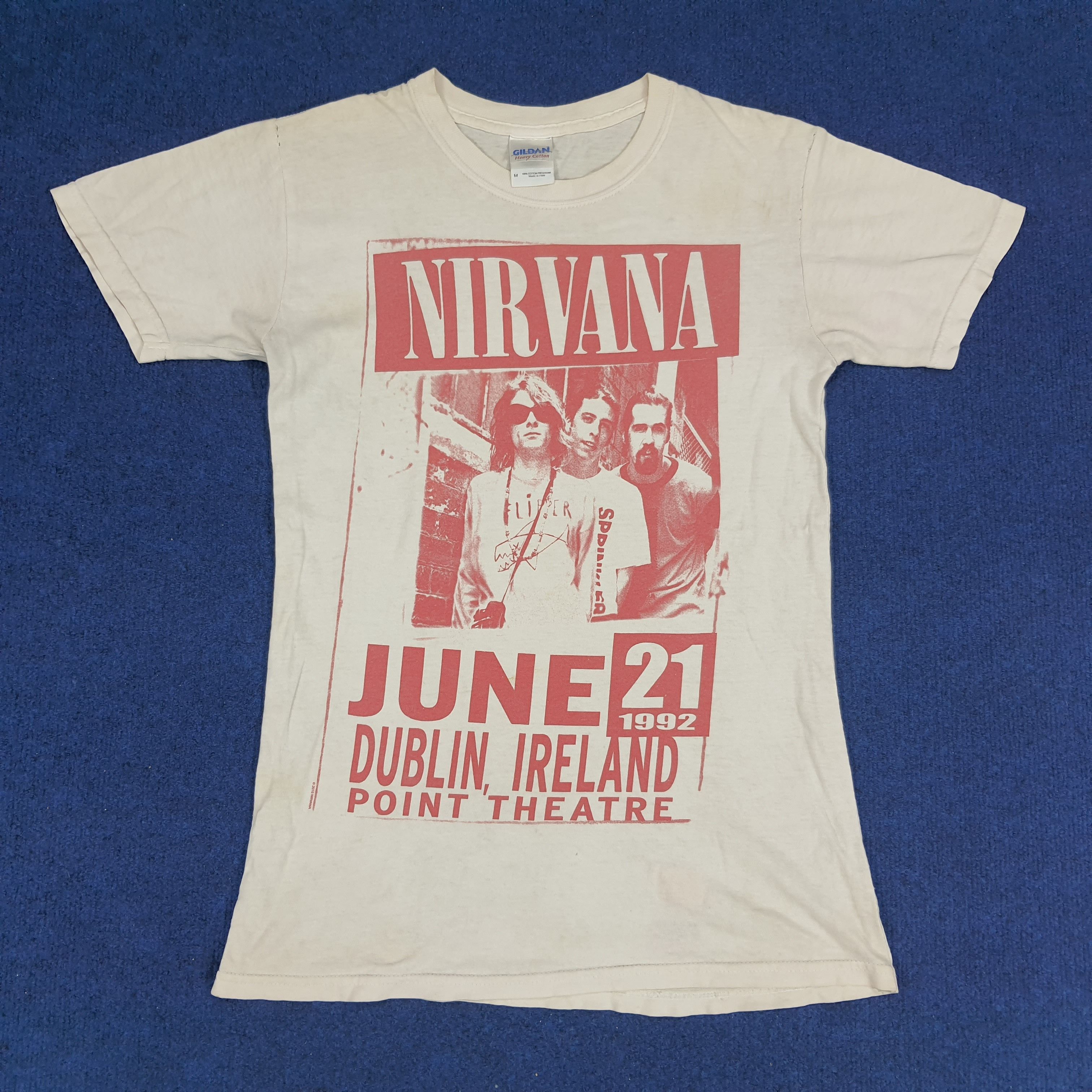 Band Tees × Vintage Vintage NIRVANA Tour Tees Size US S / EU 44-46 / 1 - 1 Thumbnail