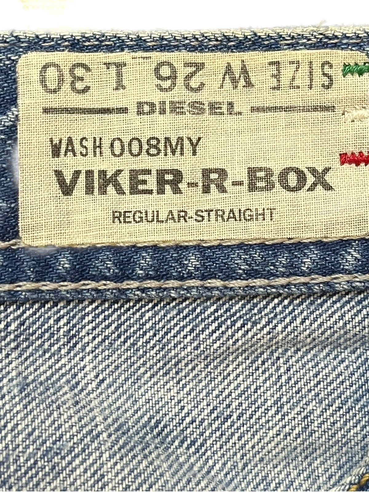 Beauty Beast × Diesel × Diesel Black Gold Vintage Diesel Viker-R-Box Faded Distressed Denim Size US 29 - 6 Thumbnail