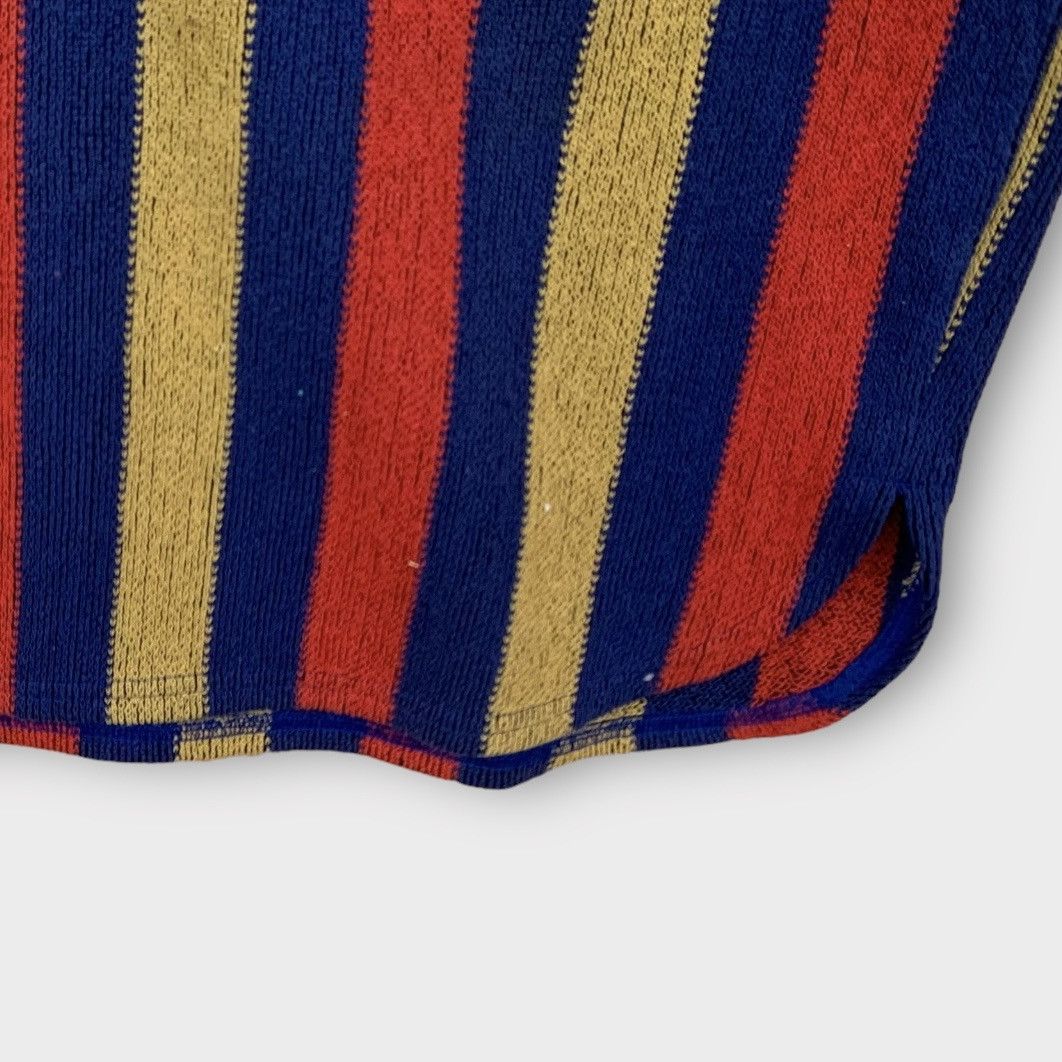 Issey Miyake Rare! Vintage 80s Stripe Issey Miyake Men Polos Knit Shirt Size US M / EU 48-50 / 2 - 10 Thumbnail