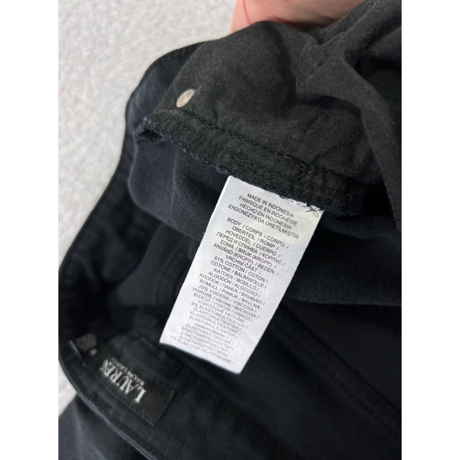 Ralph Lauren Ralph Lauren Jeans Womens 16 Black Label Tapered Cotton Blend 33x26 Denim Size 38" / US 16 / IT 52 - 7 Thumbnail