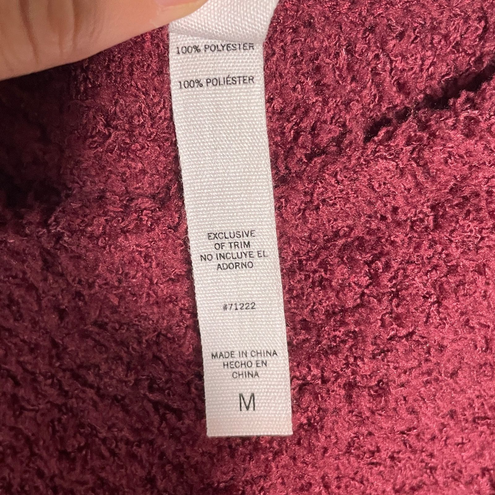 Steve Madden Steve Madden Scoop-Neck Chenille Sleep Tank Top wine medium Size M / US 6-8 / IT 42-44 - 7 Thumbnail