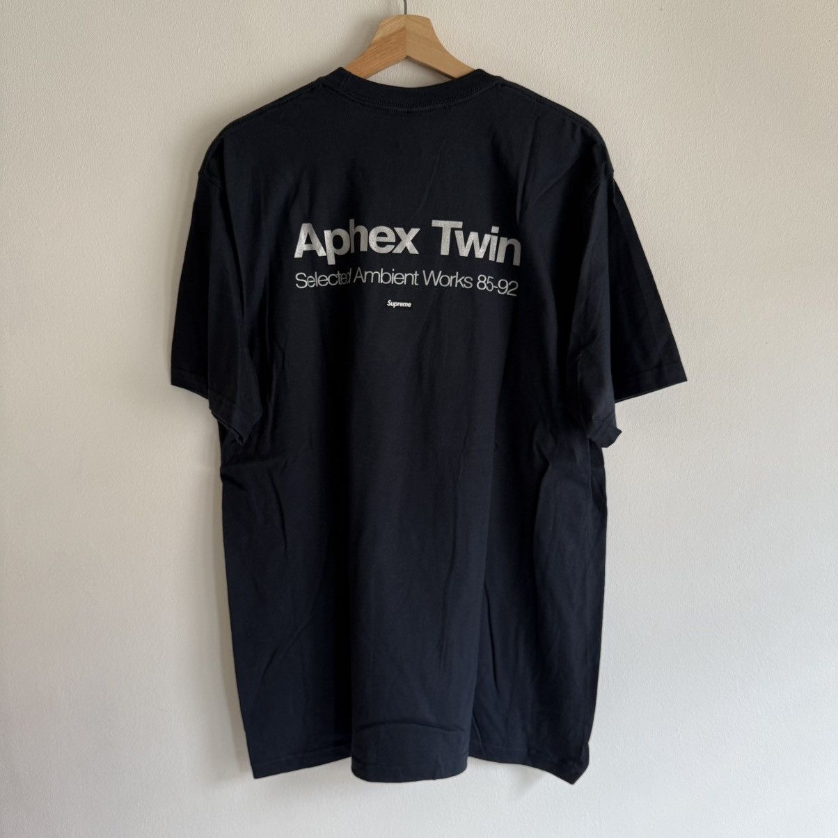 Supreme Aphex Twin Ambient Works Tee Navy Spring 25