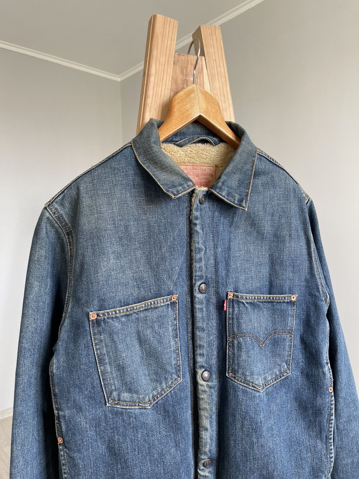 Levi's Vintage Levi's Fur Lined Denim Sherpa Trucker Jacket 71511 Size US L / EU 52-54 / 3 - 16 Thumbnail