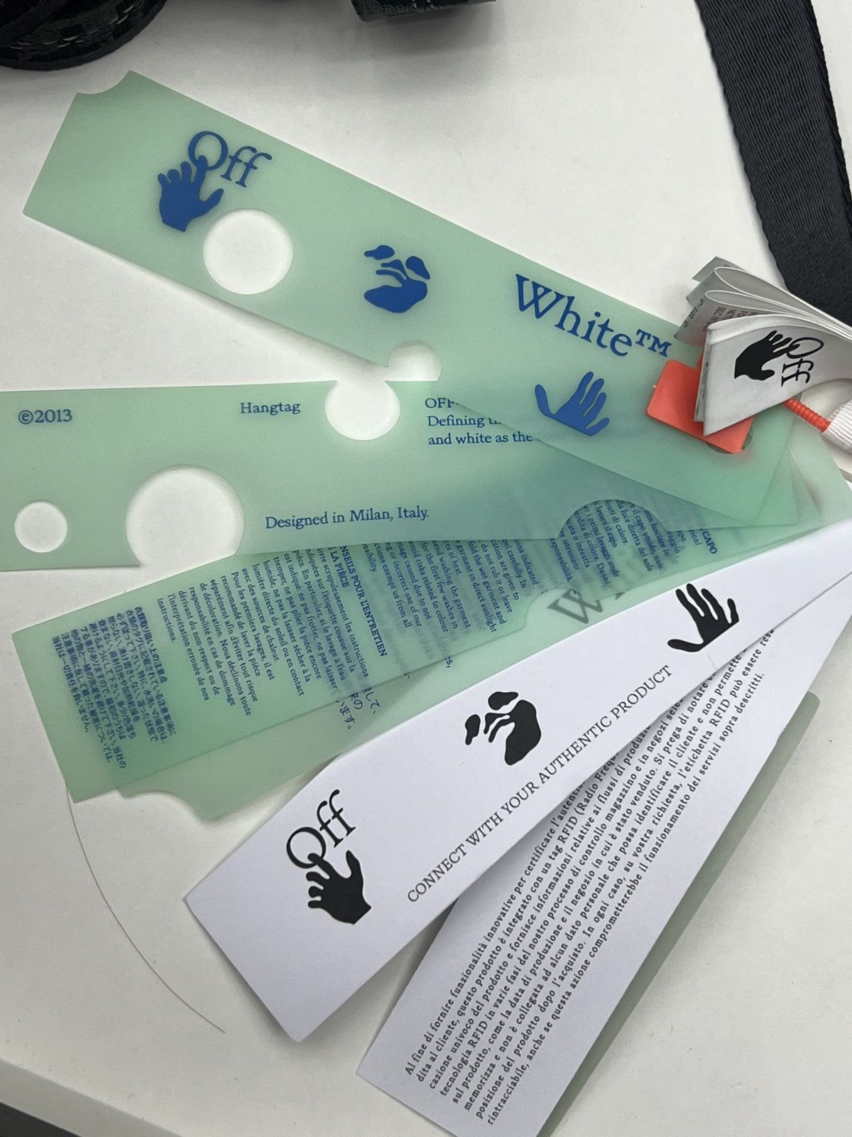 Off-White Off-White Black Skinny Belt Size ONE SIZE - 10 Thumbnail