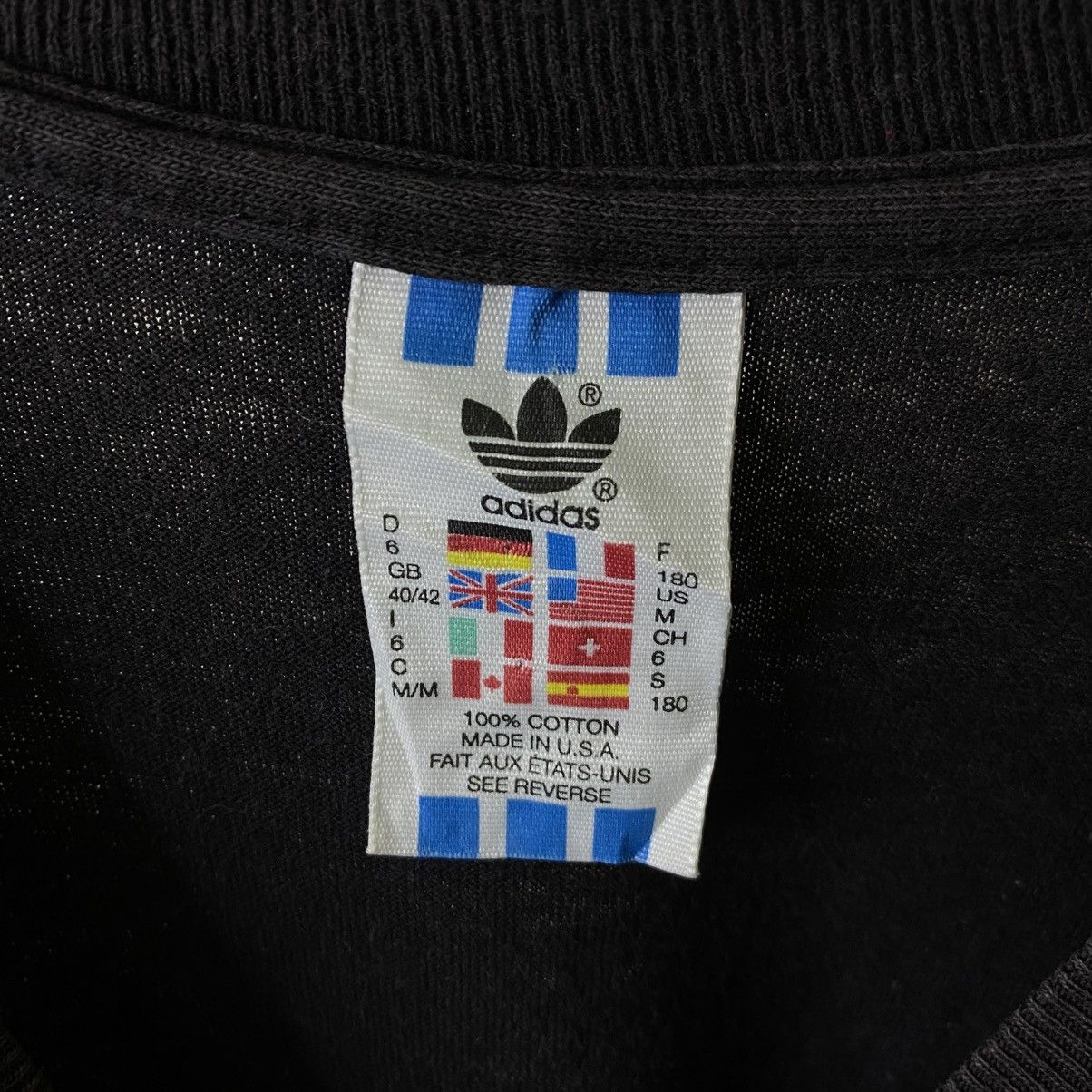 Adidas Vintage 1990s Adidas Double Sided Graphic Tee Size US L / EU 52-54 / 3 - 3 Thumbnail