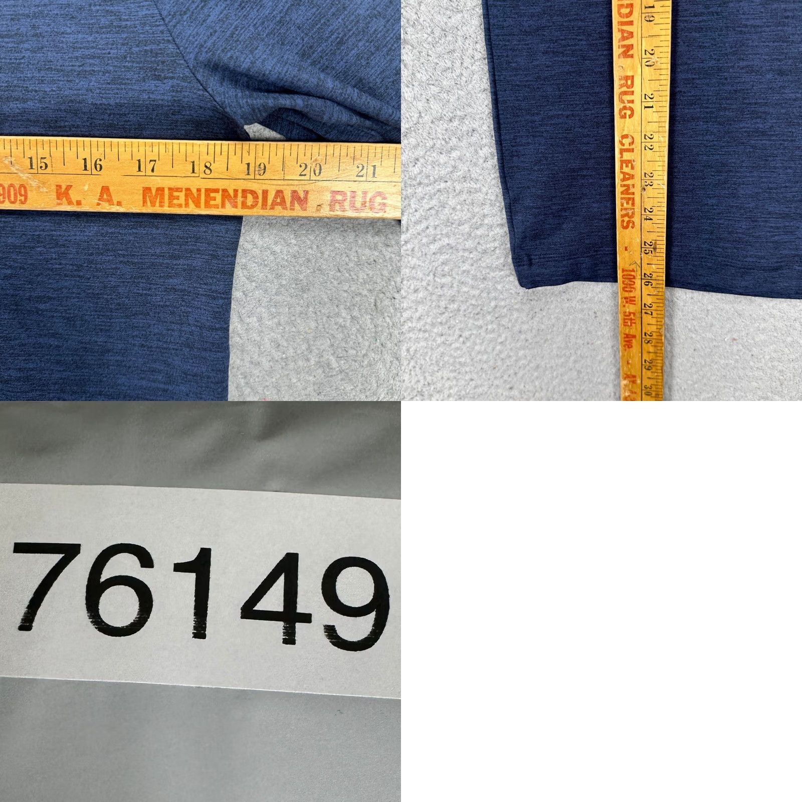 Hurley Hurley Mens Hoodie Shirt Small Blue Pullover Lightweight Long Sleeve Stretch NEW Size US S / EU 44-46 / 1 - 8 Thumbnail