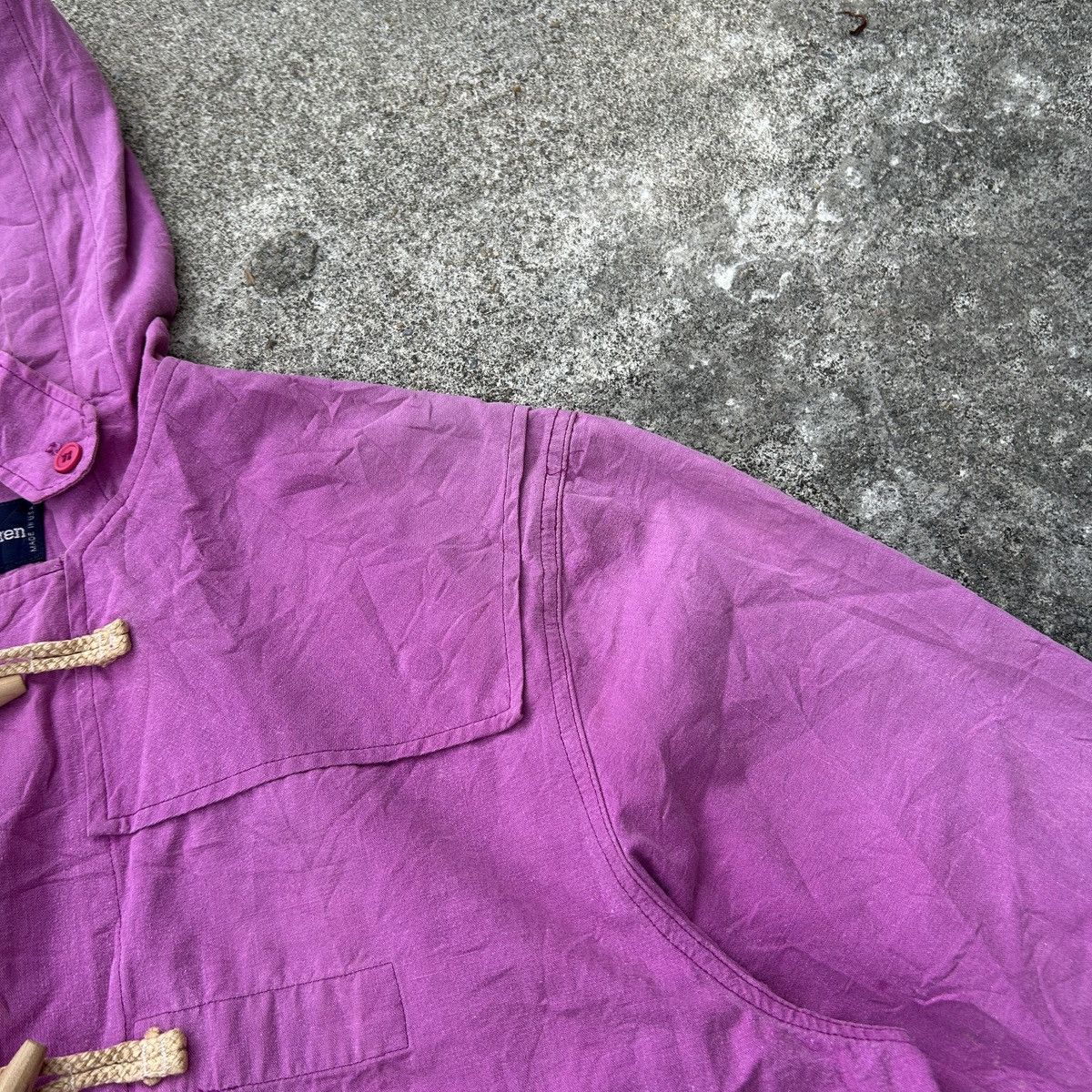 Polo Ralph Lauren Vintage 80s-90s Polo Ralph Lauren Toggle Hoodie Sun Faded Size US L / EU 52-54 / 3 - 6 Thumbnail