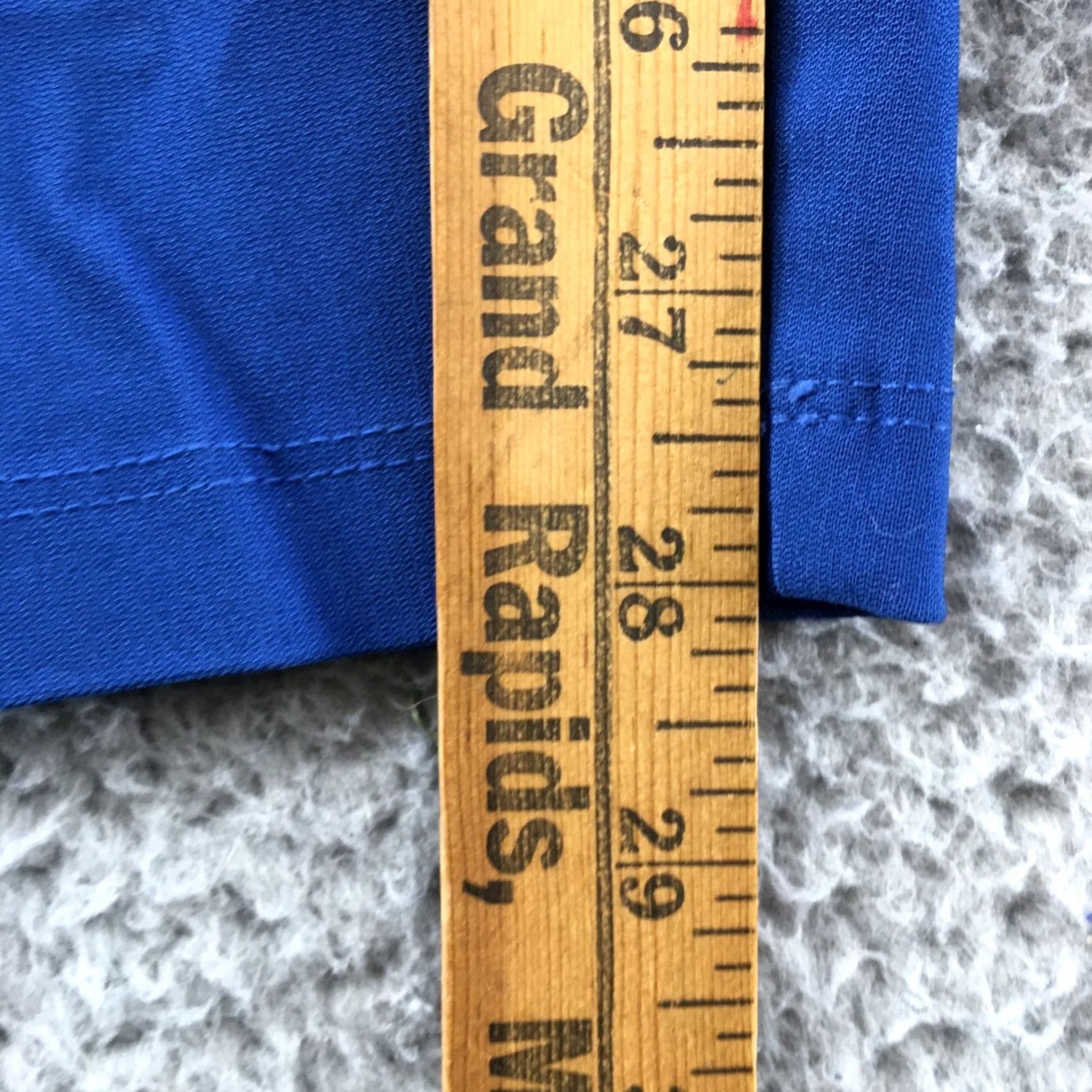 Worthington Worthington Skinny Pants Womens 28W Blue Solid Rayon Blend Mid Rise Casual NWT Size 28" / US 6 / IT 42 - 7 Thumbnail