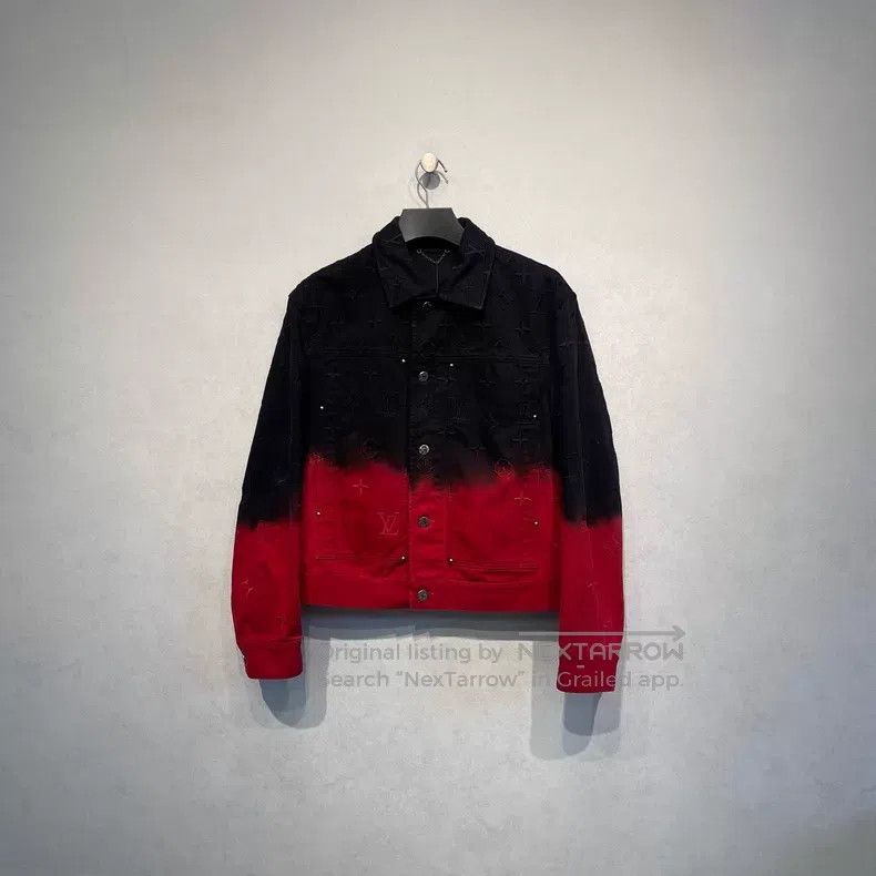 Louis Vuitton Louis Vuitton Black and red patchwork logo full-print deni Size US M / EU 48-50 / 2 - 1 Thumbnail