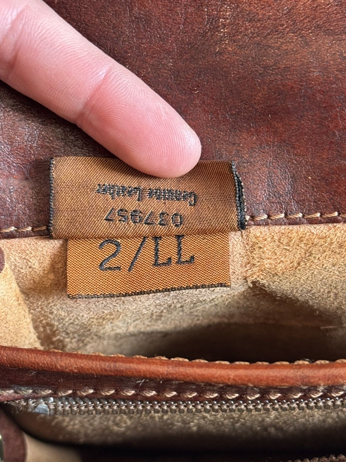 Leather The Bridge brown vintage leather bag 💼 shoulder Size ONE SIZE - 9 Thumbnail