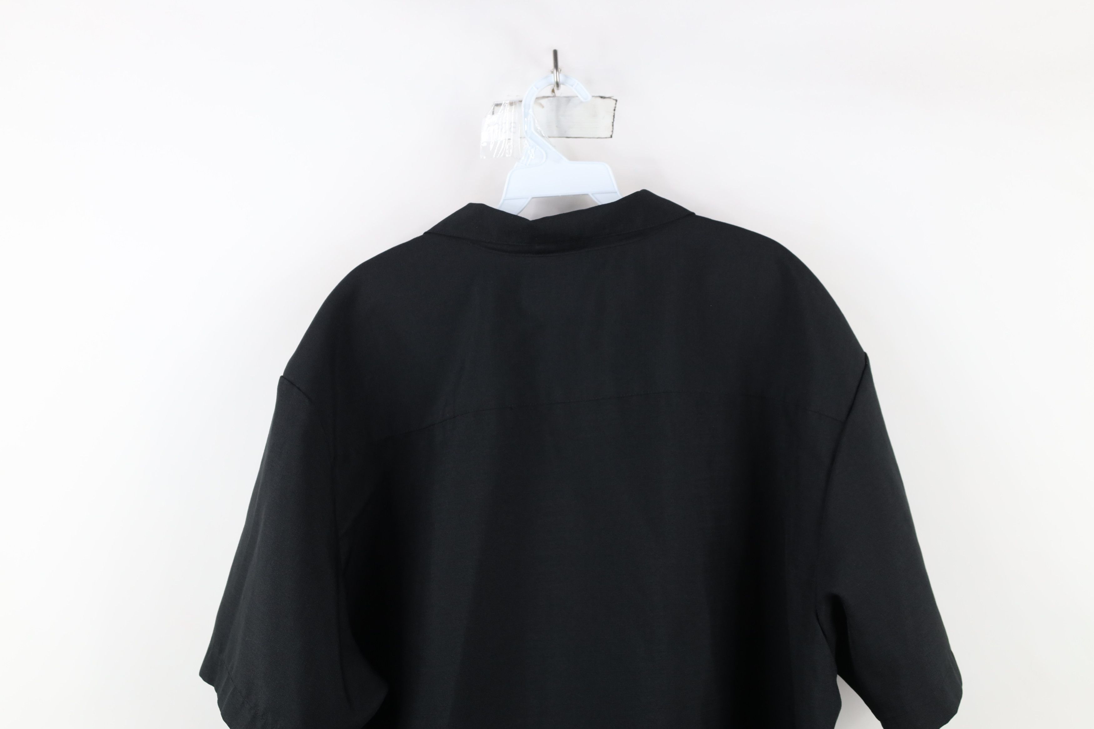 Vintage Vintage 90s Rockabilly Embroidered Short Sleeve Button Shirt Size US XXL / EU 58 / 5 - 11 Thumbnail