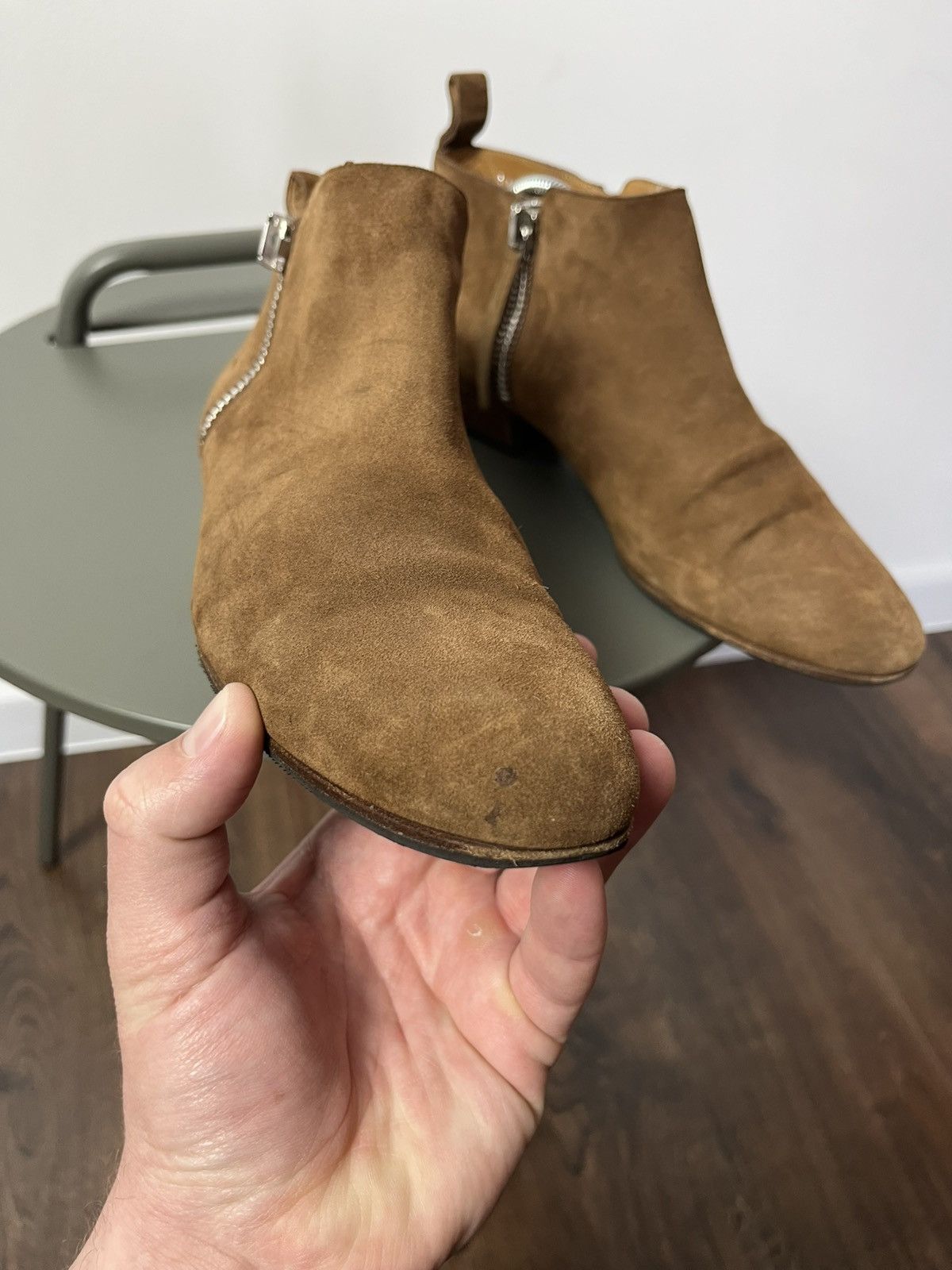 Gucci Gucci Suede Side-Zip Ankle Boots 39 EU / 8 US Made in Italy Size US 8 / IT 38 - 6 Thumbnail