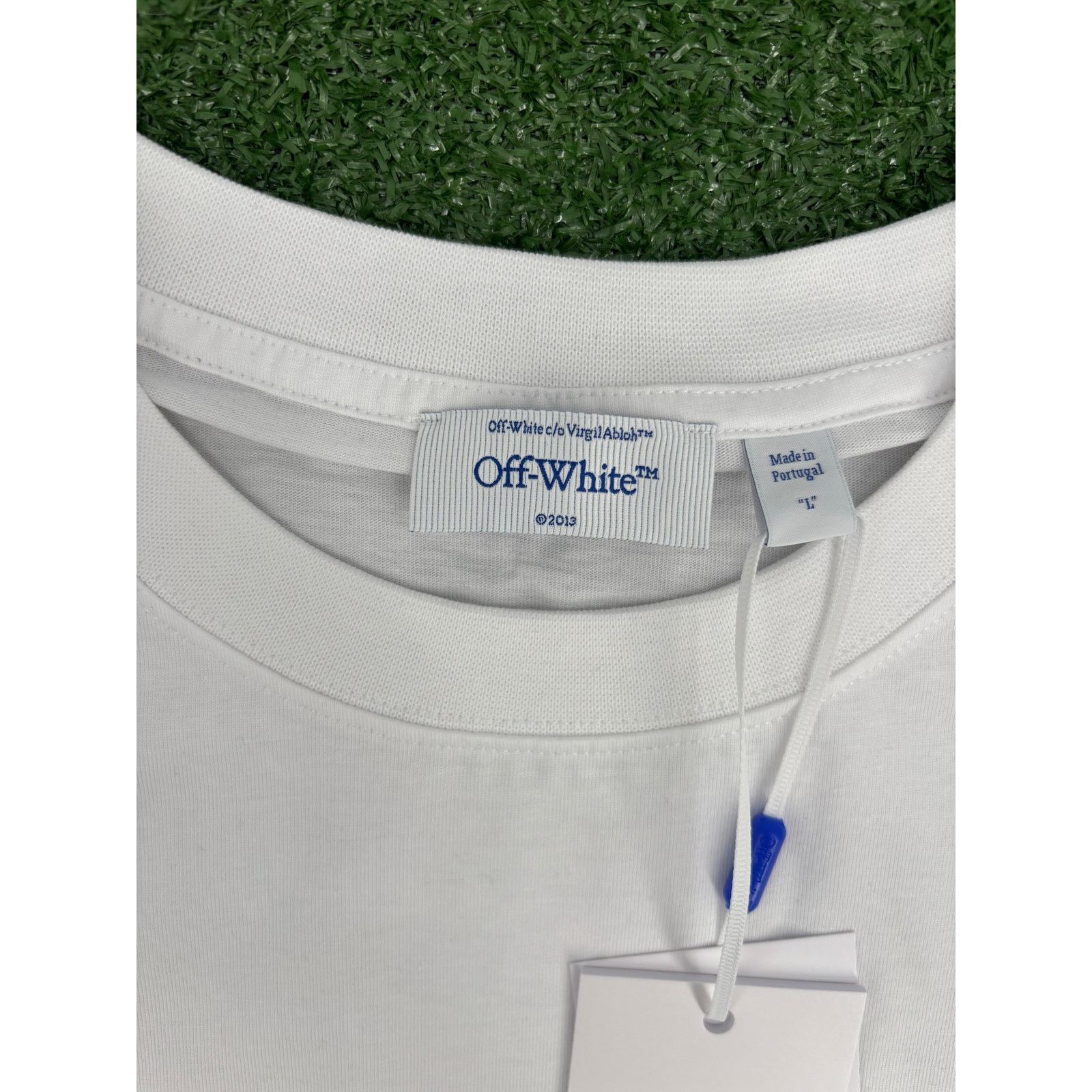 Off-White OFF-WHITE "Paint Splatter Arrows" White Skate T-Shirt MD Size US M / EU 48-50 / 2 - 4 Thumbnail