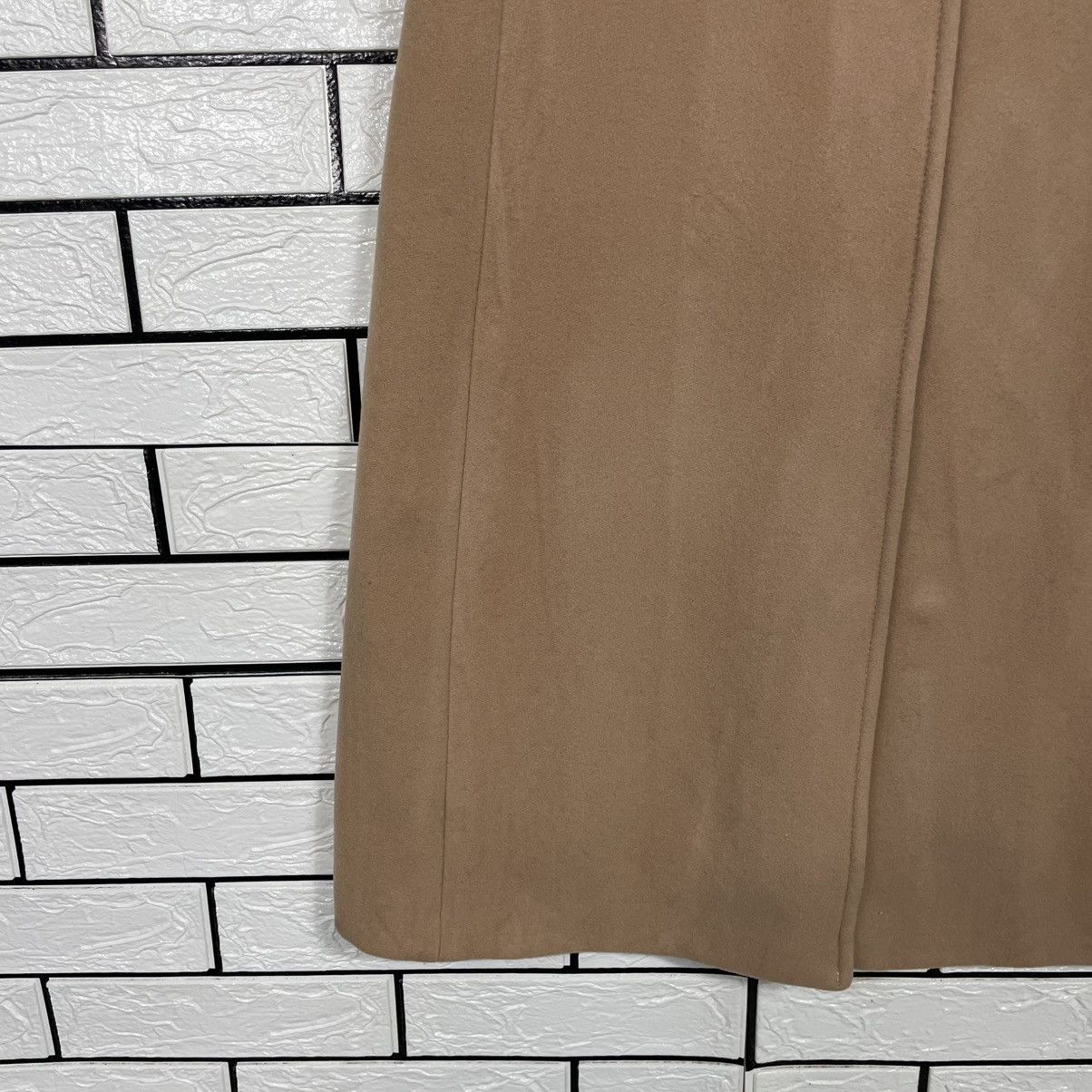 United Colors Of Benetton United Colors Of Benetton Brown Wool Long Coat Size S / US 4 / IT 40 - 4 Thumbnail