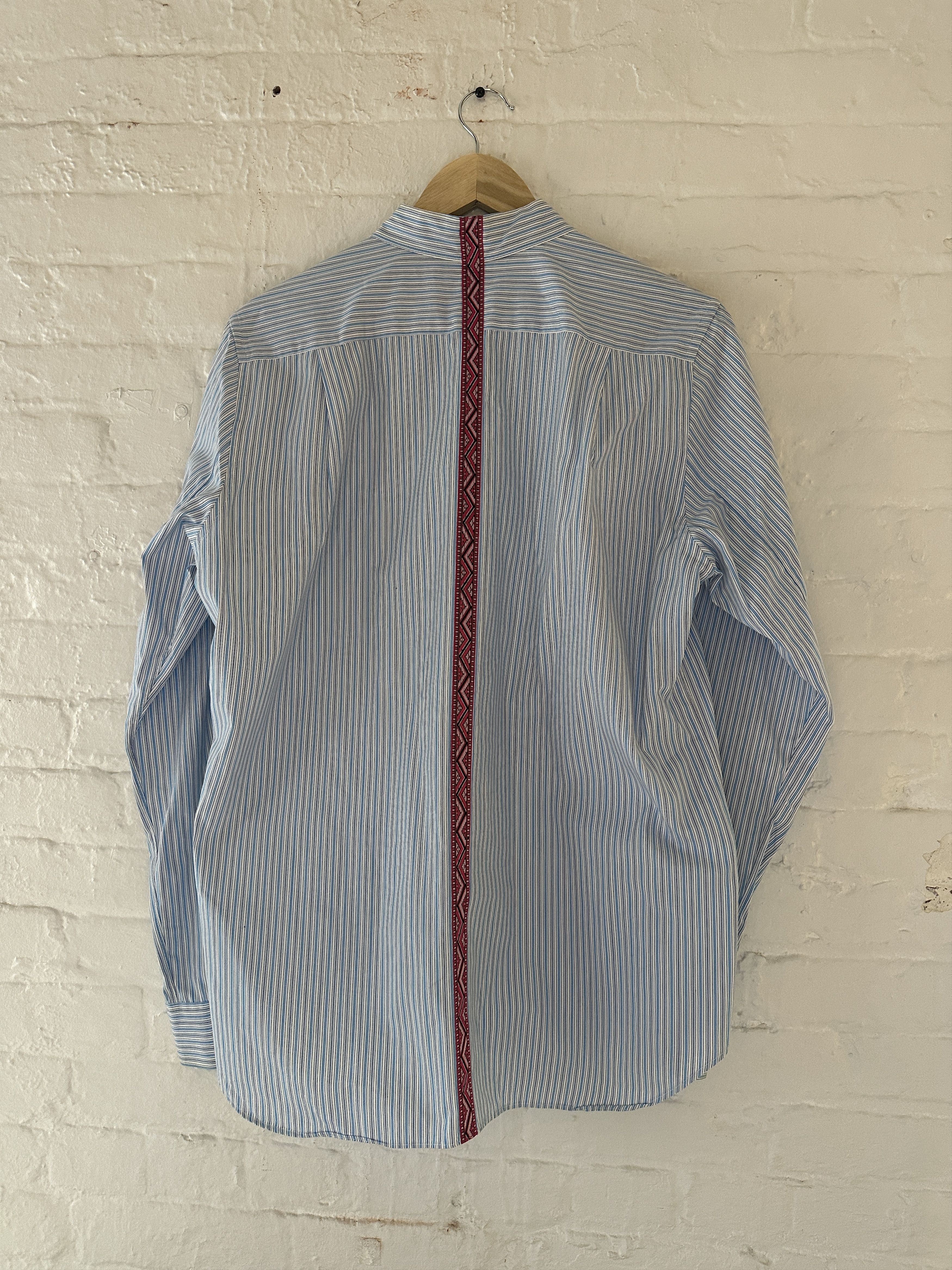 Comme des Garcons Comme des Garcons SHIRT Abstract Stripe Button Up Shirt Size US M / EU 48-50 / 2 - 2 Thumbnail
