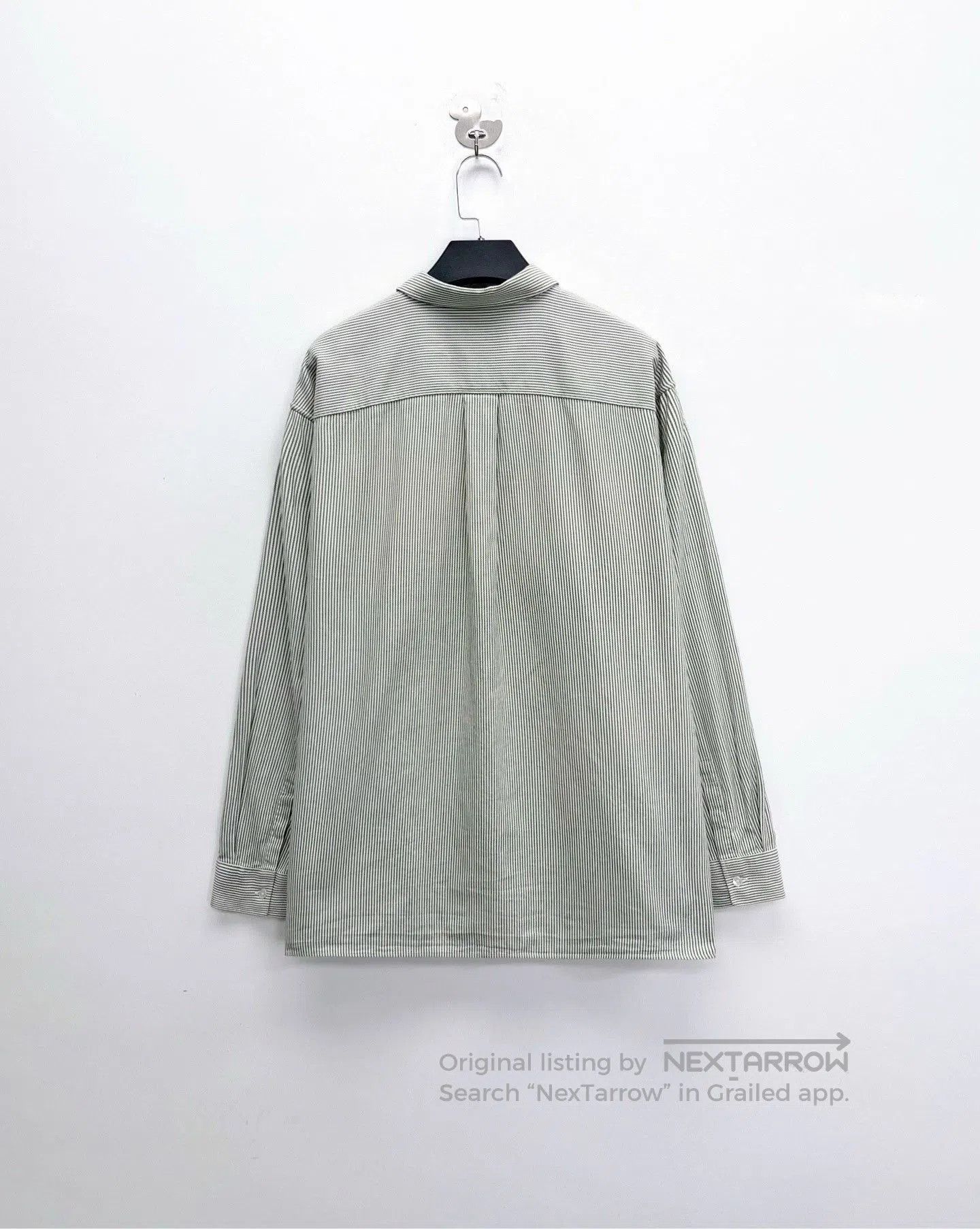 Dior Dior Tears Green Striped Embroidered Shirt. Size US M / EU 48-50 / 2 - 2 Thumbnail