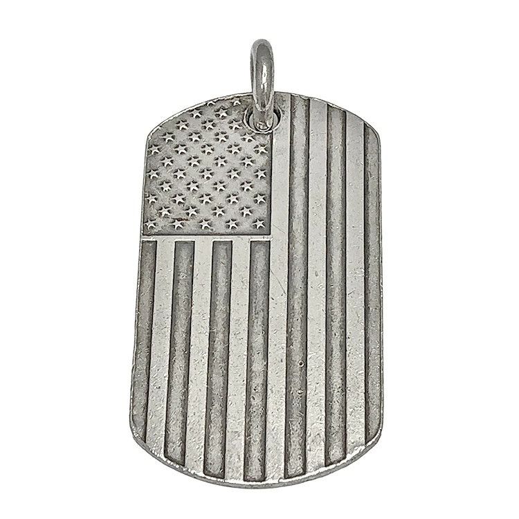 Chrome Hearts CHROME HEARTS FREEDOM USA FLAG LARGE DOG TAG Size ONE SIZE - 1 Thumbnail