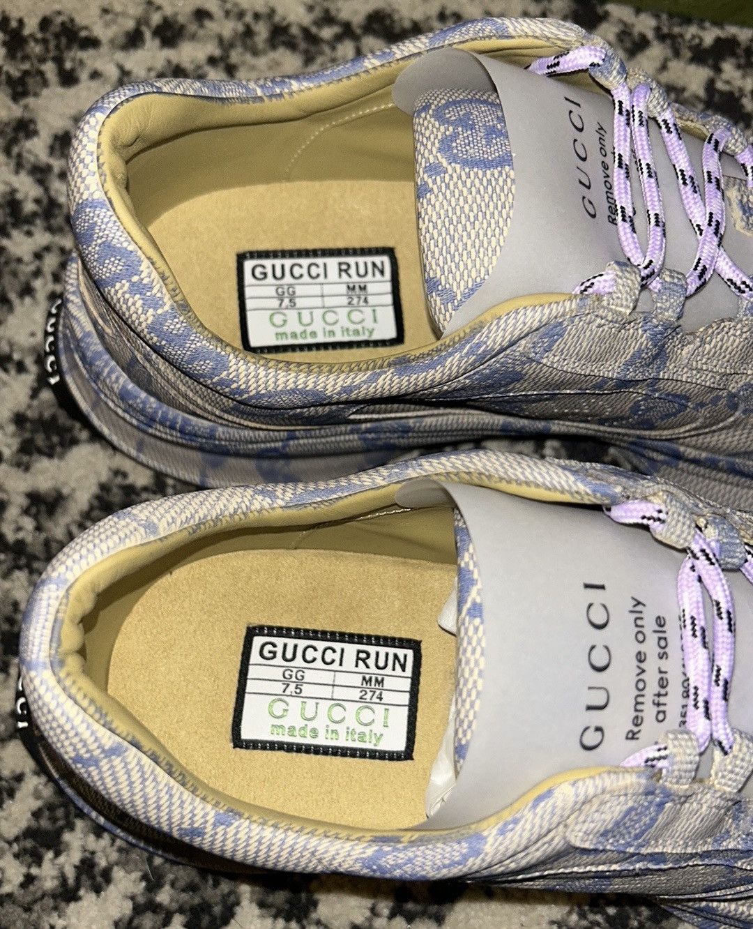 Gucci Gucci Monogram Run Ultralight Plume GG Cubic Sneaker Size US 7.5 / EU 40-41 - 3 Thumbnail