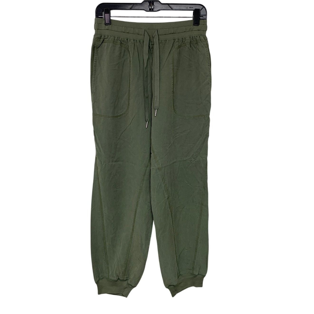 American Eagle Outfitters New Aerie Green Stretch Elastic Drawstring Waist Jogger Pant Size 26" / US 2 / IT 38 - 1 Thumbnail