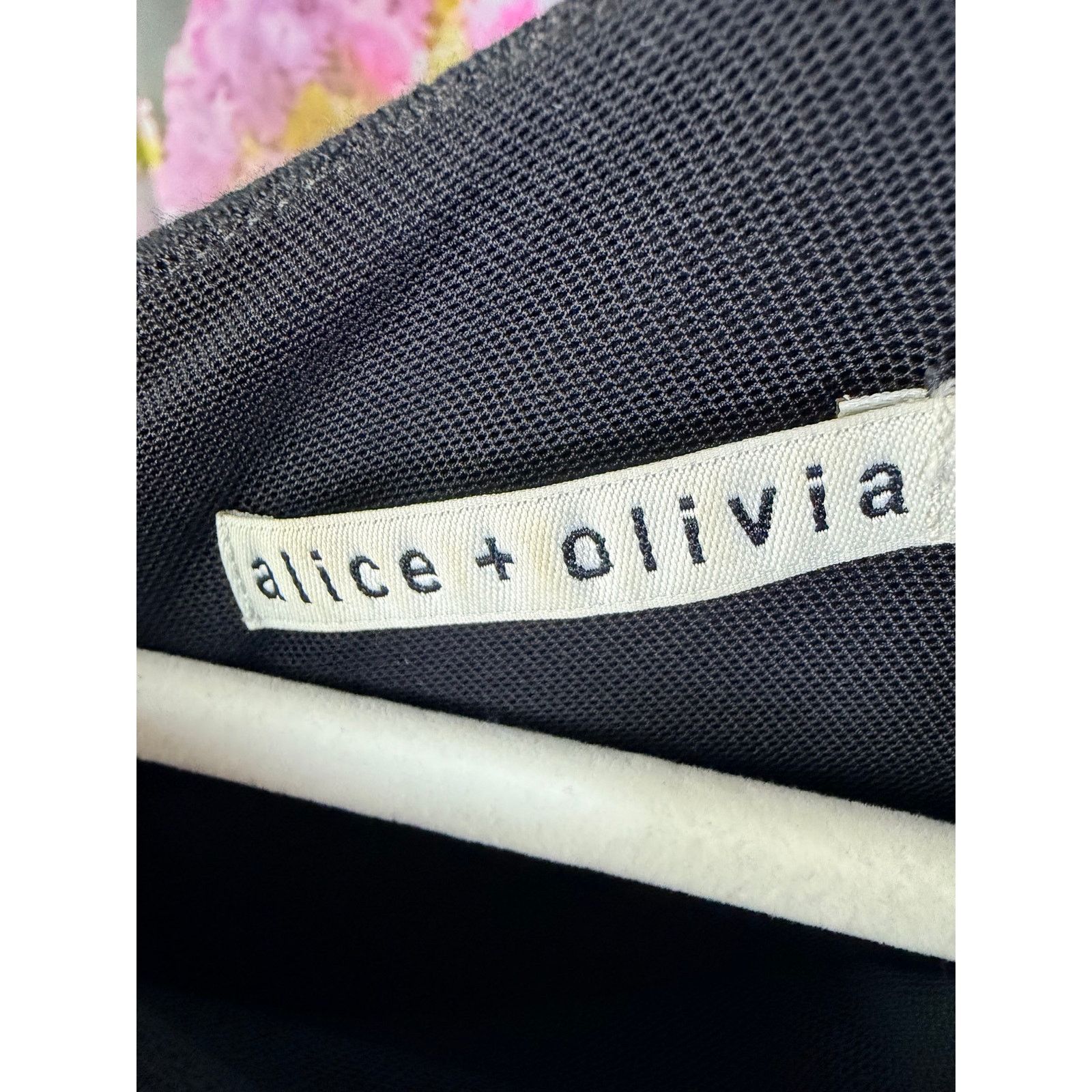 Alice + Olivia 0265 Alice + Olivia Black Red Floral Print Size 2-4 Size XS / US 0-2 / IT 36-38 - 2 Thumbnail
