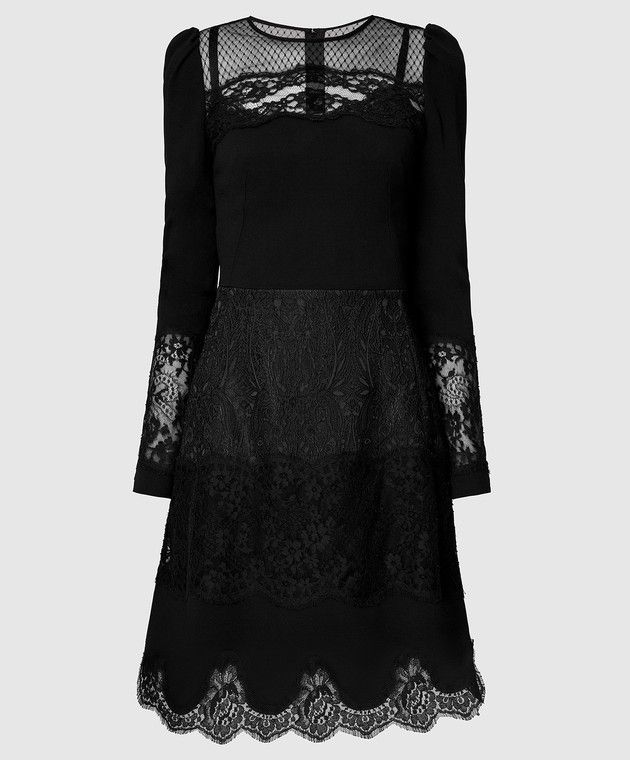 Dolce & Gabbana o1y0825 Mini Dress in Black Size S / US 4 / IT 40 - 1 Thumbnail