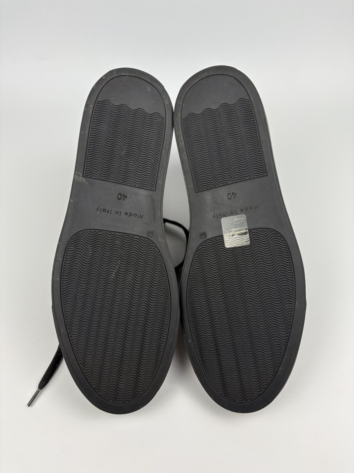 Ann Demeulemeester AD - Ann Demeulemeester Flannel Wool Hi Top Sneakers Size US 7 / EU 40 - 8 Thumbnail