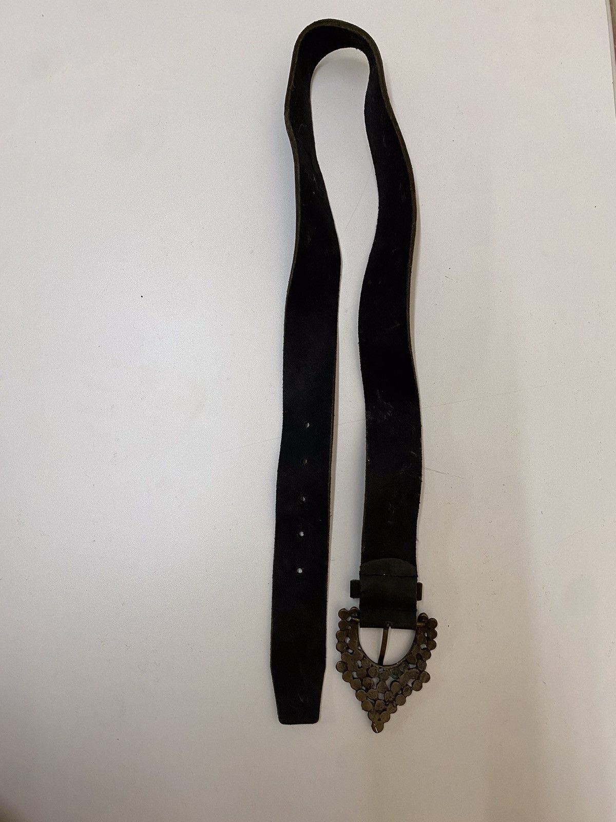 Japanese Brand Japanese Brand Leather Buckle Belt Size ONE SIZE - 5 Thumbnail