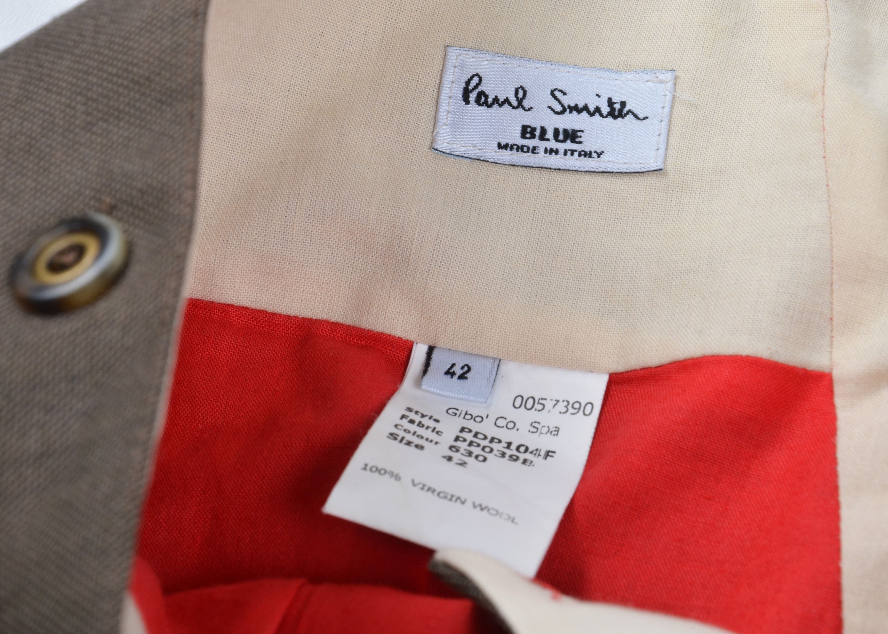 Paul Smith Vintage Paul Smith Wool Brown Straight Detailed Skirt Size 30" / US 8 / IT 44 - 9 Thumbnail