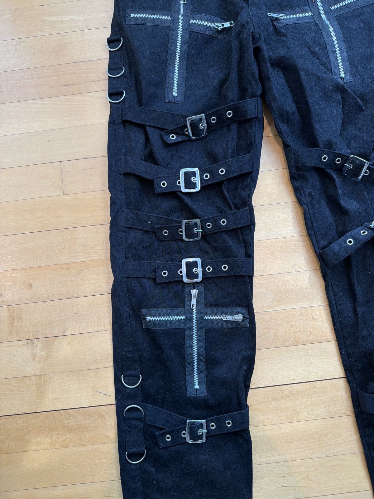 Other Black Bondage Pants Size US 32 / EU 48 - 2 Thumbnail