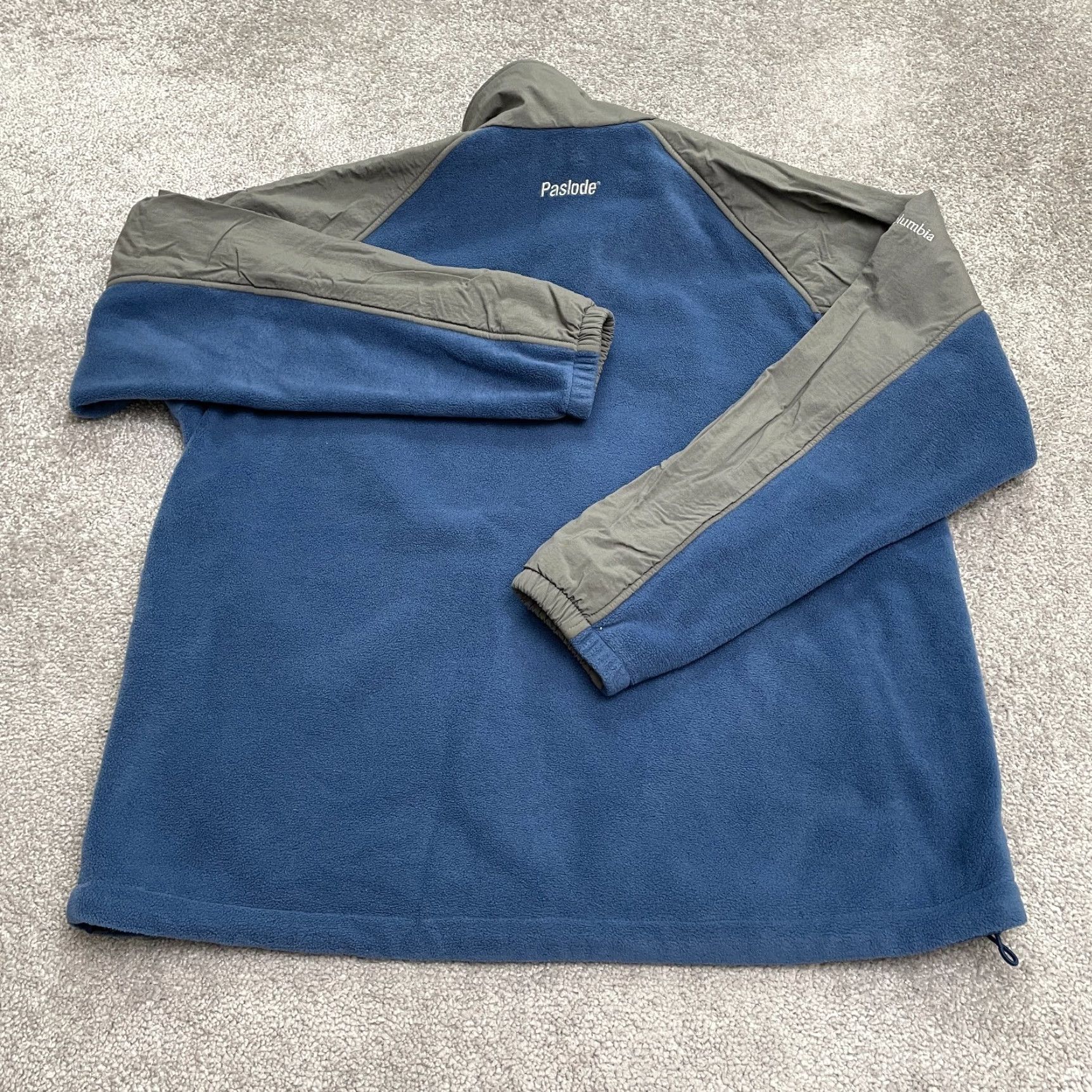 Vintage Columbia Jacket Mens Large Blue Gray Paslode Pine Ridge Fleece Full Zip Outdoor Size US L / EU 52-54 / 3 - 2 Thumbnail