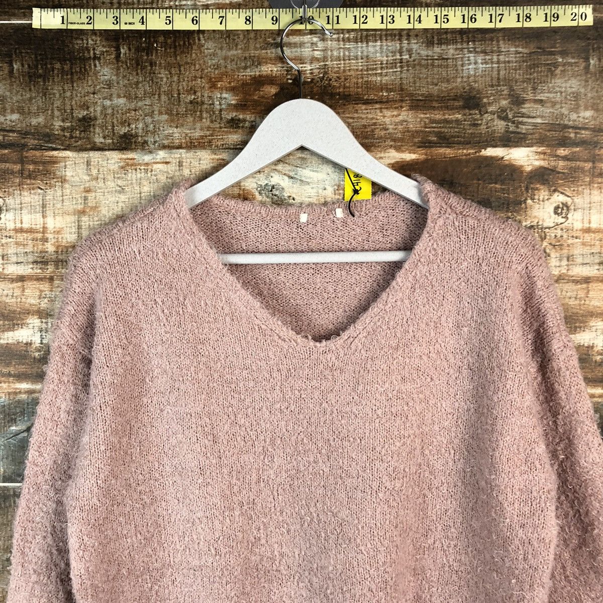 Homespun Knitwear × Japanese Brand DLL Japanese Brand Pink Mohair Knitwear #C418 Size M / US 6-8 / IT 42-44 - 4 Thumbnail