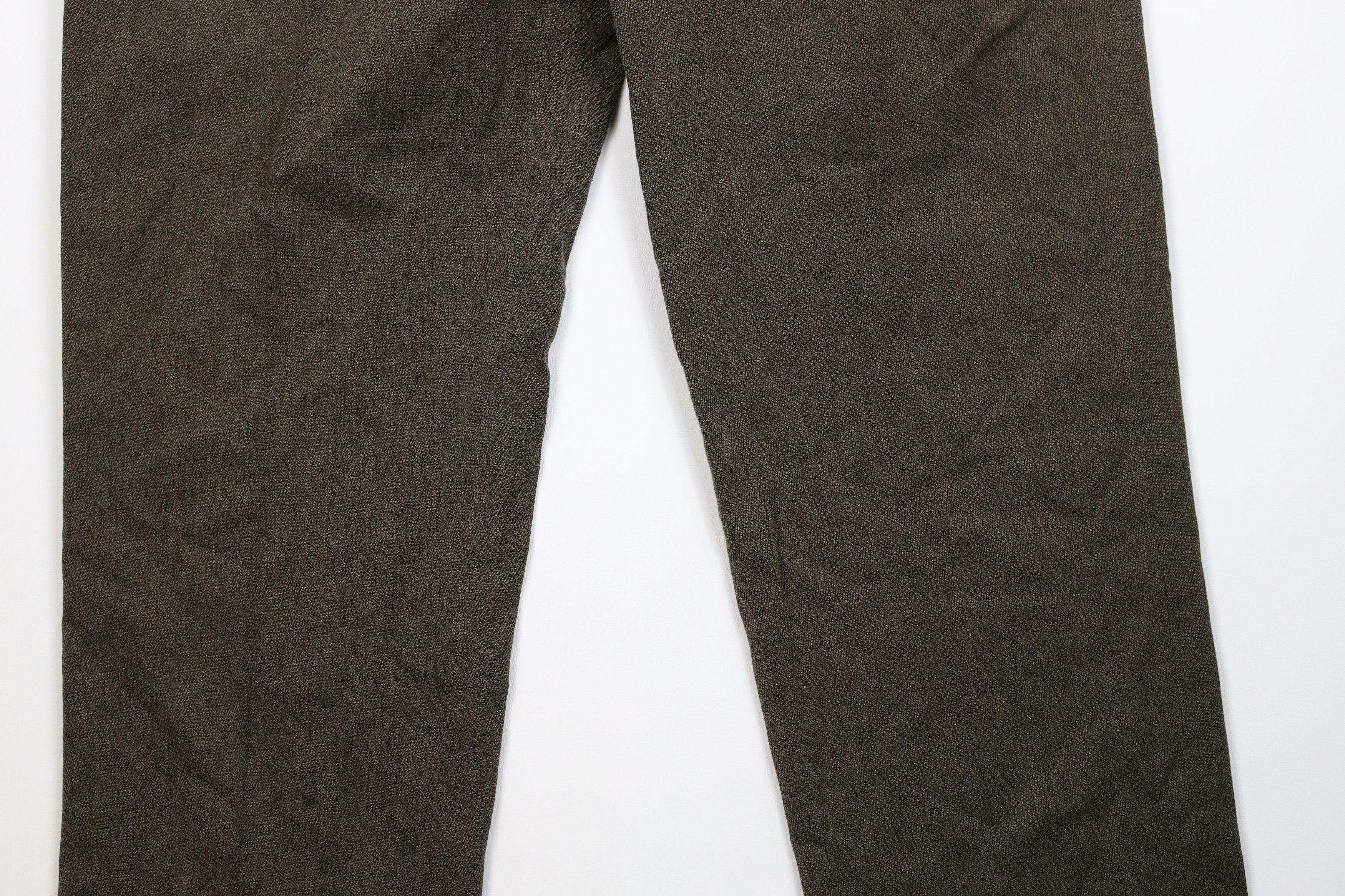 Vintage Vintage 90s Streetwear Gabardine Knit Wide Leg Chino Pants Size US 38 / EU 54 - 4 Thumbnail