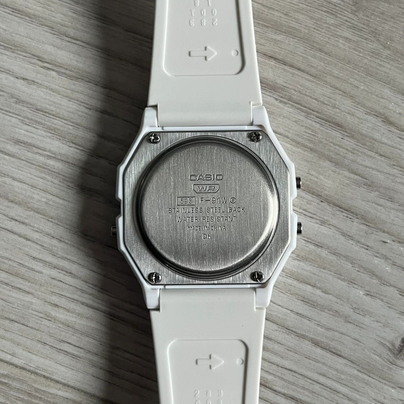 Casio Casio F-91W "Sunny Day" White Digital Watch Size ONE SIZE - 6 Thumbnail