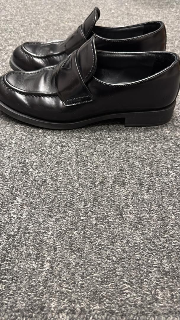 Prada Prada Leather Loafer Black Size US 5.5 / EU 38 - 4 Thumbnail