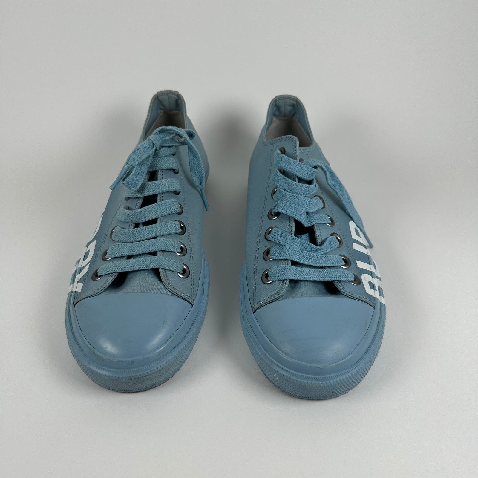 Burberry Burberry Baby Blue Side Logo Low-Top Sneaker Size 8 Size US 8 / EU 41 - 3 Thumbnail