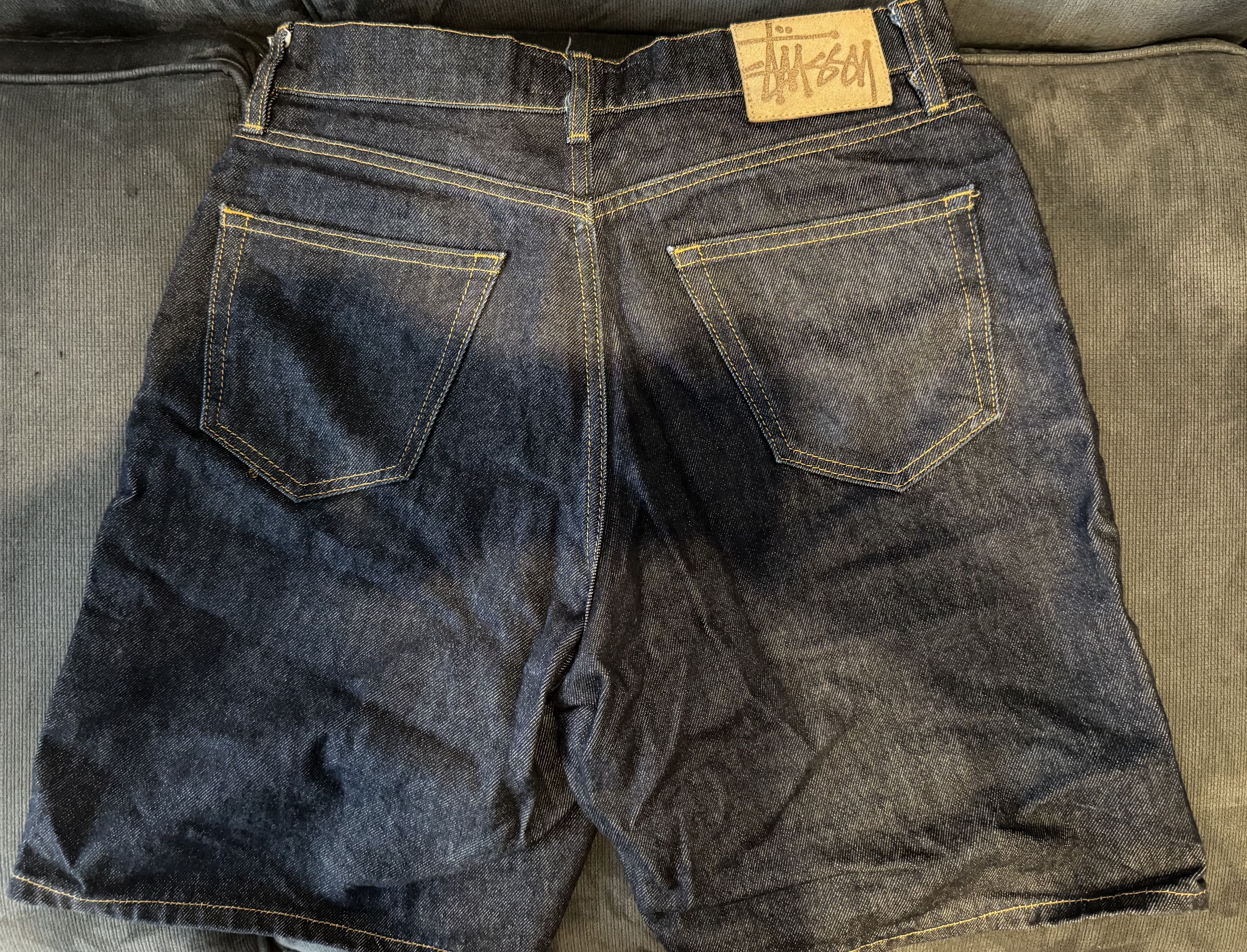 Stussy Raw Denim Shorts Size US 28 / EU 44 - 6 Thumbnail