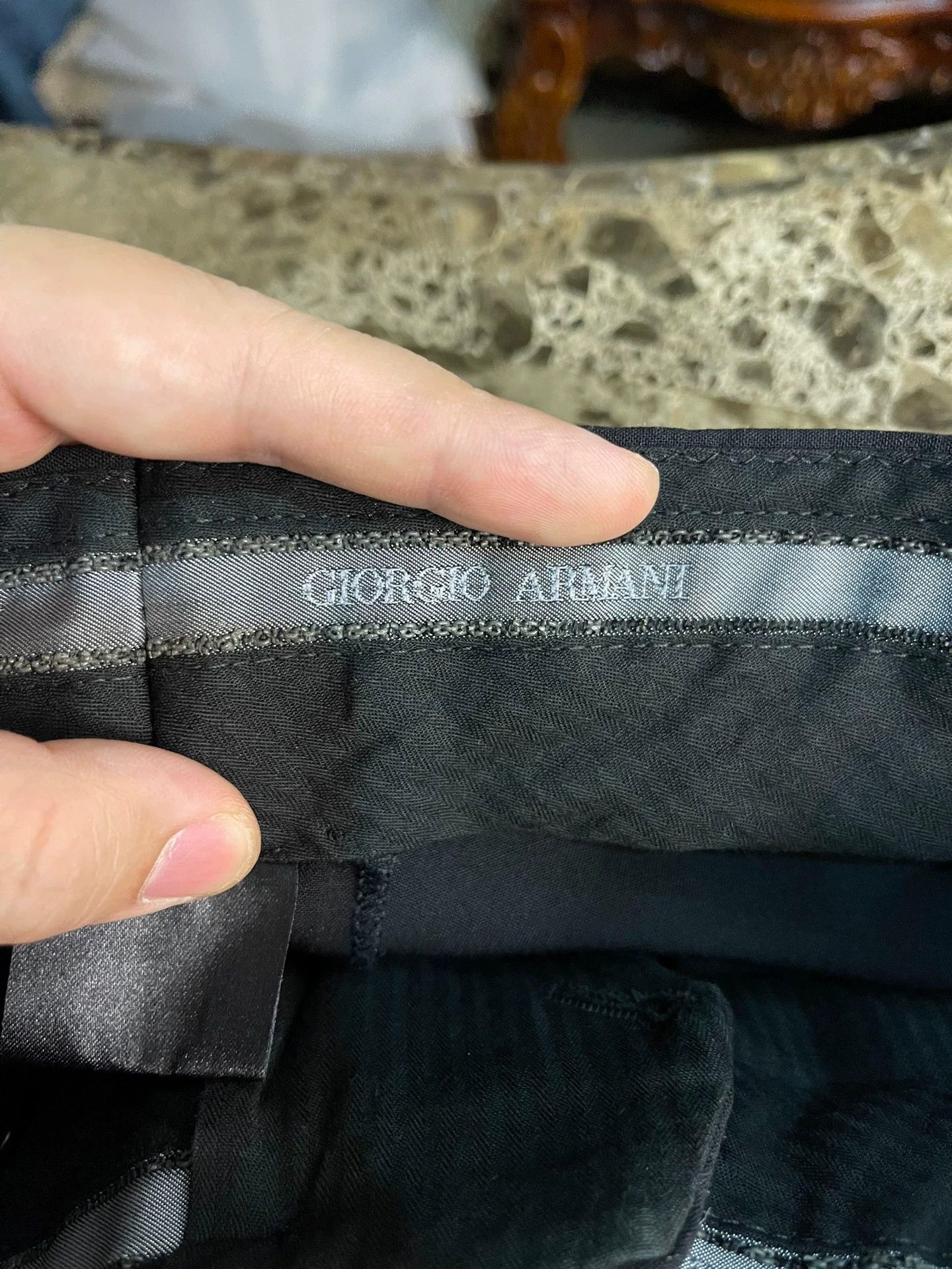 Giorgio Armani Giorgio Armani GA Wool Trousers 48 Waist 82 Casual Size US 32 / EU 48 - 3 Thumbnail
