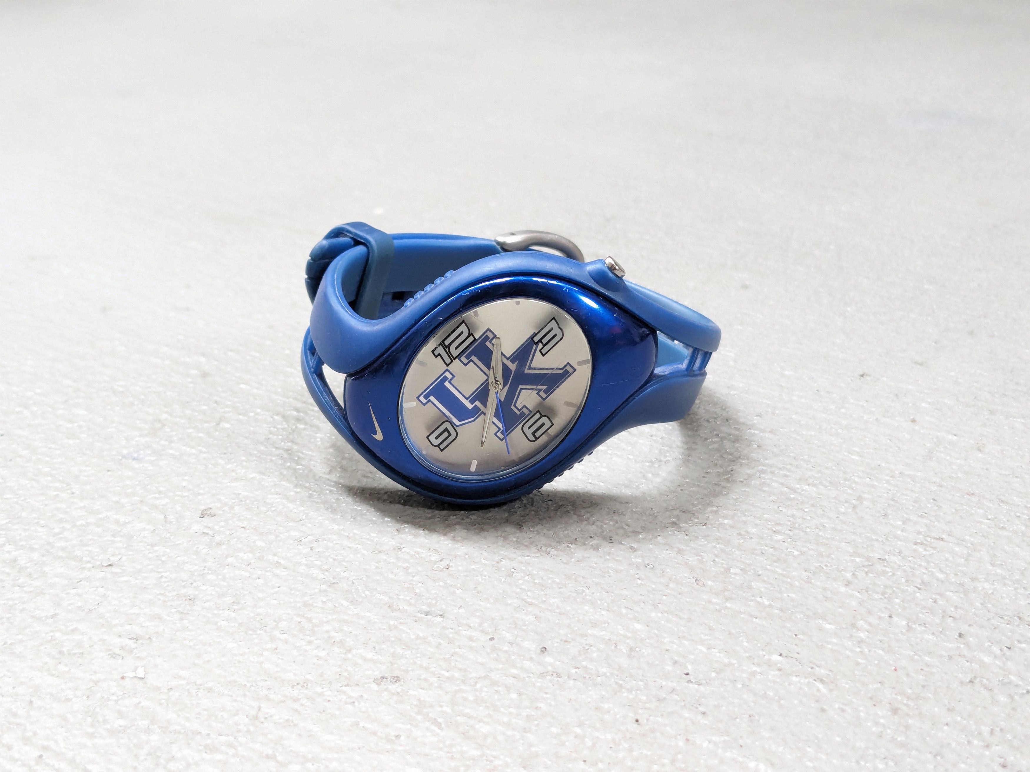 Nike Watch Blaze Triax Blue Silver University of Kentucky