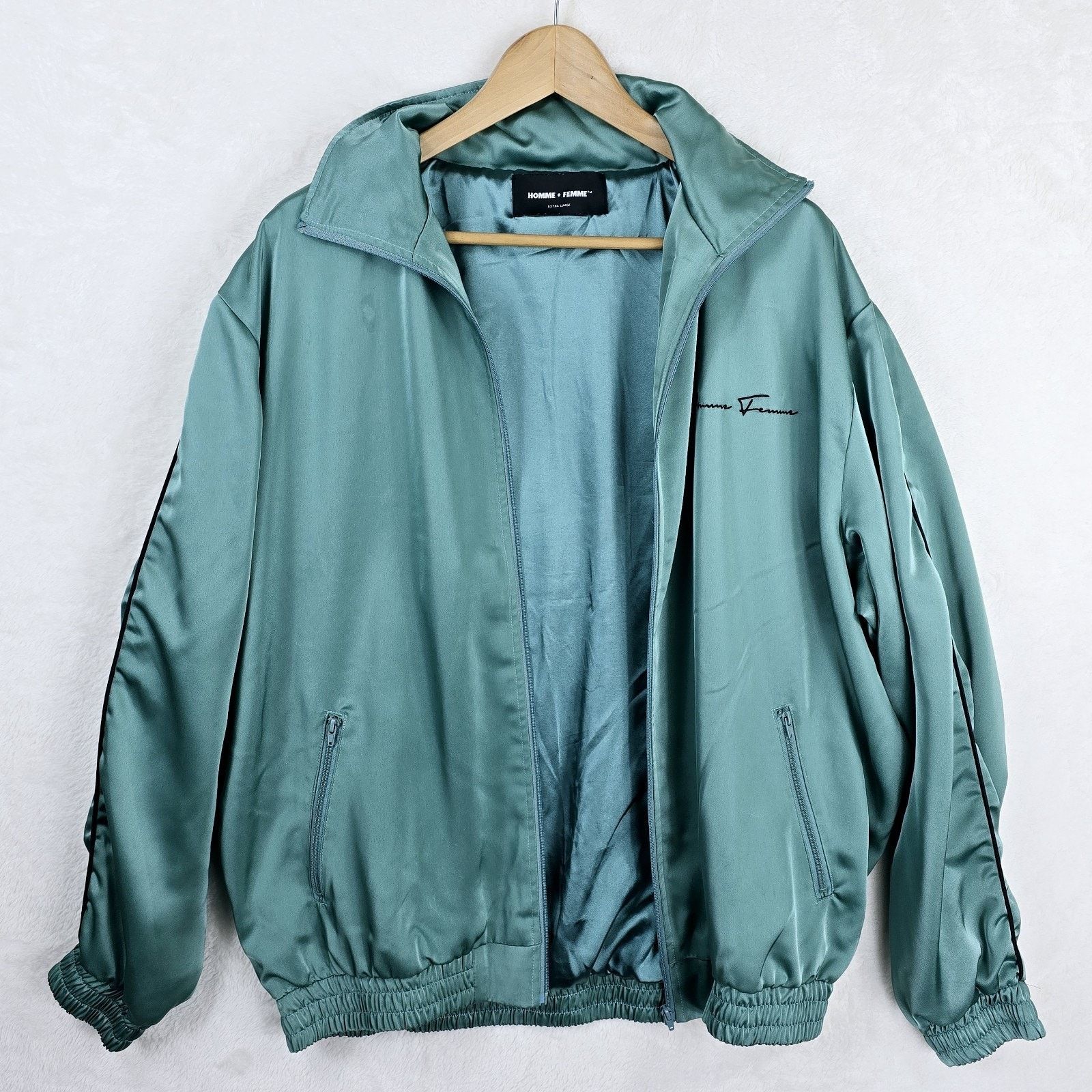 Homme + Femme La Homme + Femme LA World Famous Track Jacket Size XL Size US L / EU 52-54 / 3 - 5 Thumbnail